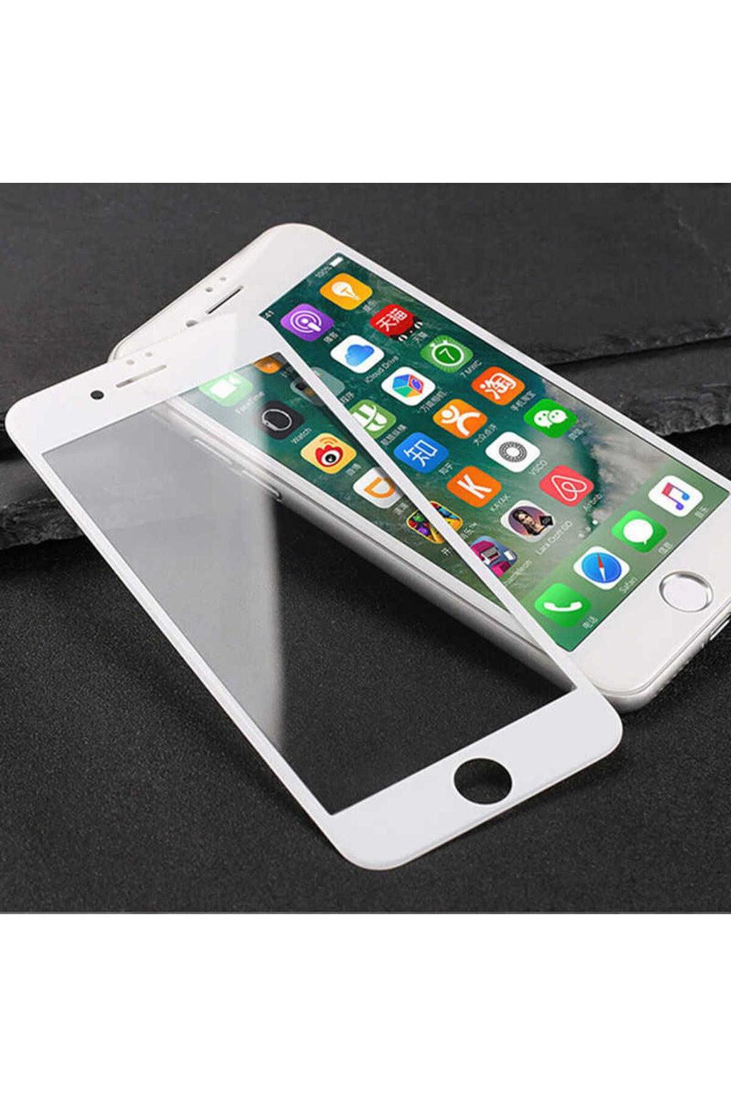 iPhone SE 2022 Uyumlu Zore 3D Latte Cam Ekran Koruyucu