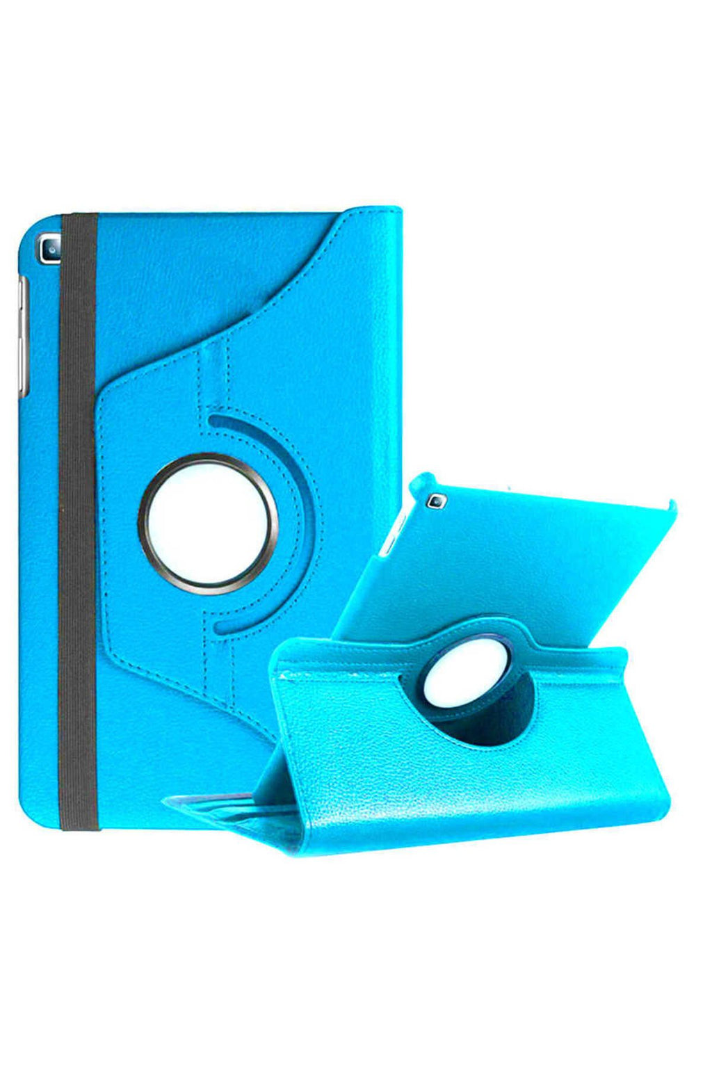 Galaxy Tab A 8.0 (2019) T290  Uyumlu Zore Dönebilen Standlı Kılıf-Pembe Açık