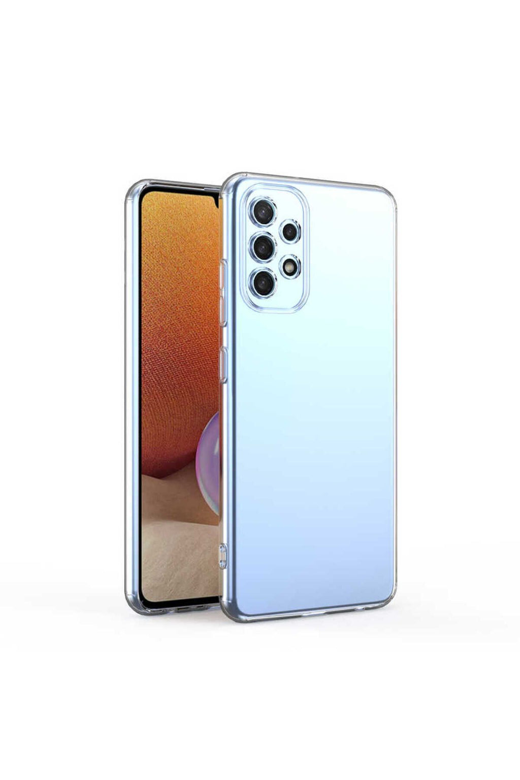 Galaxy A33 5G Kılıf Zore Kamera Korumalı Süper Silikon Kapak - Renksiz