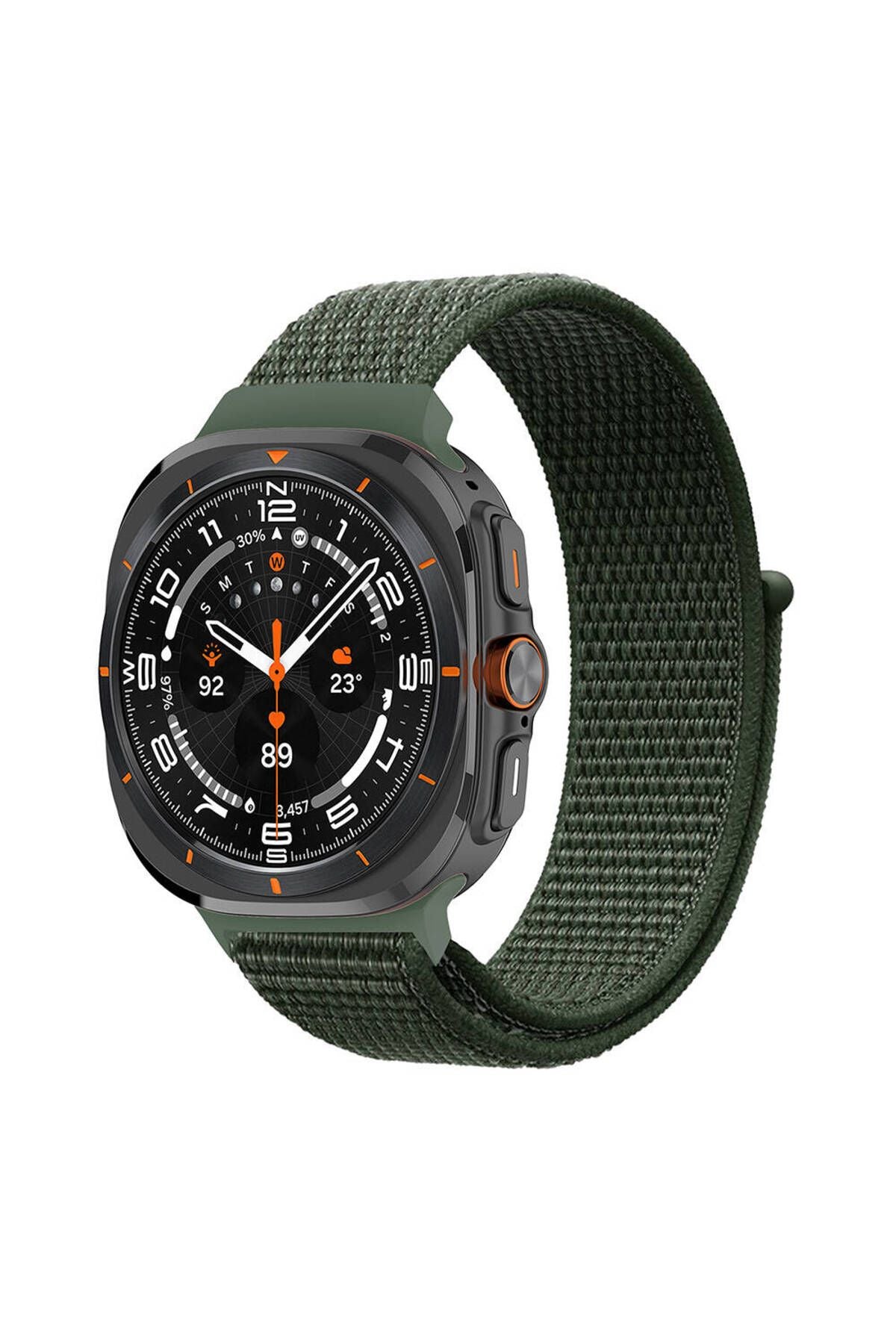 Galaxy Watch Ultra 47mm Zore KRD-03 Hasır Kordon-İndigo