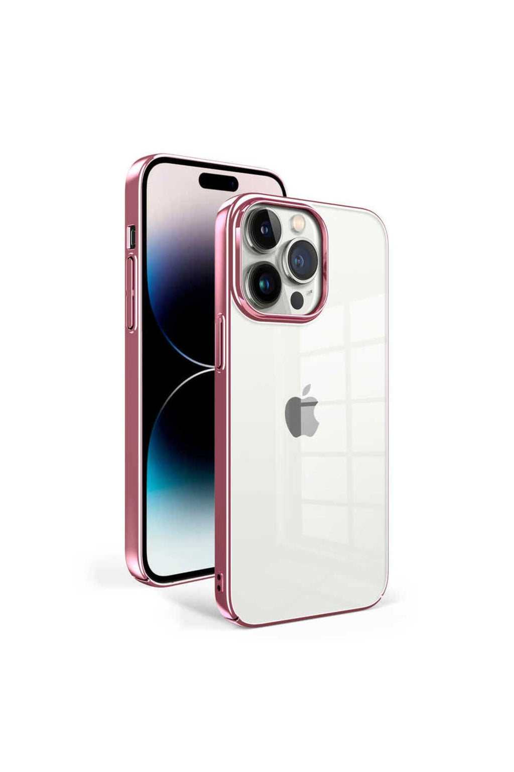 iPhone 14 Pro Uyumlu Zore Sun Kılıf-Rose Gold