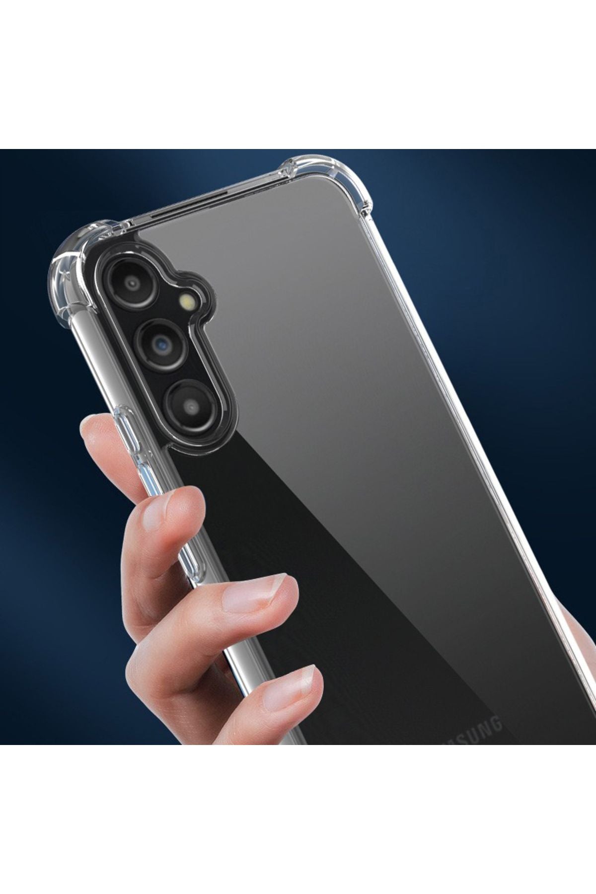 Galaxy A34 Kılıf Zore Nitro Anti Shock Silikon - Renksiz