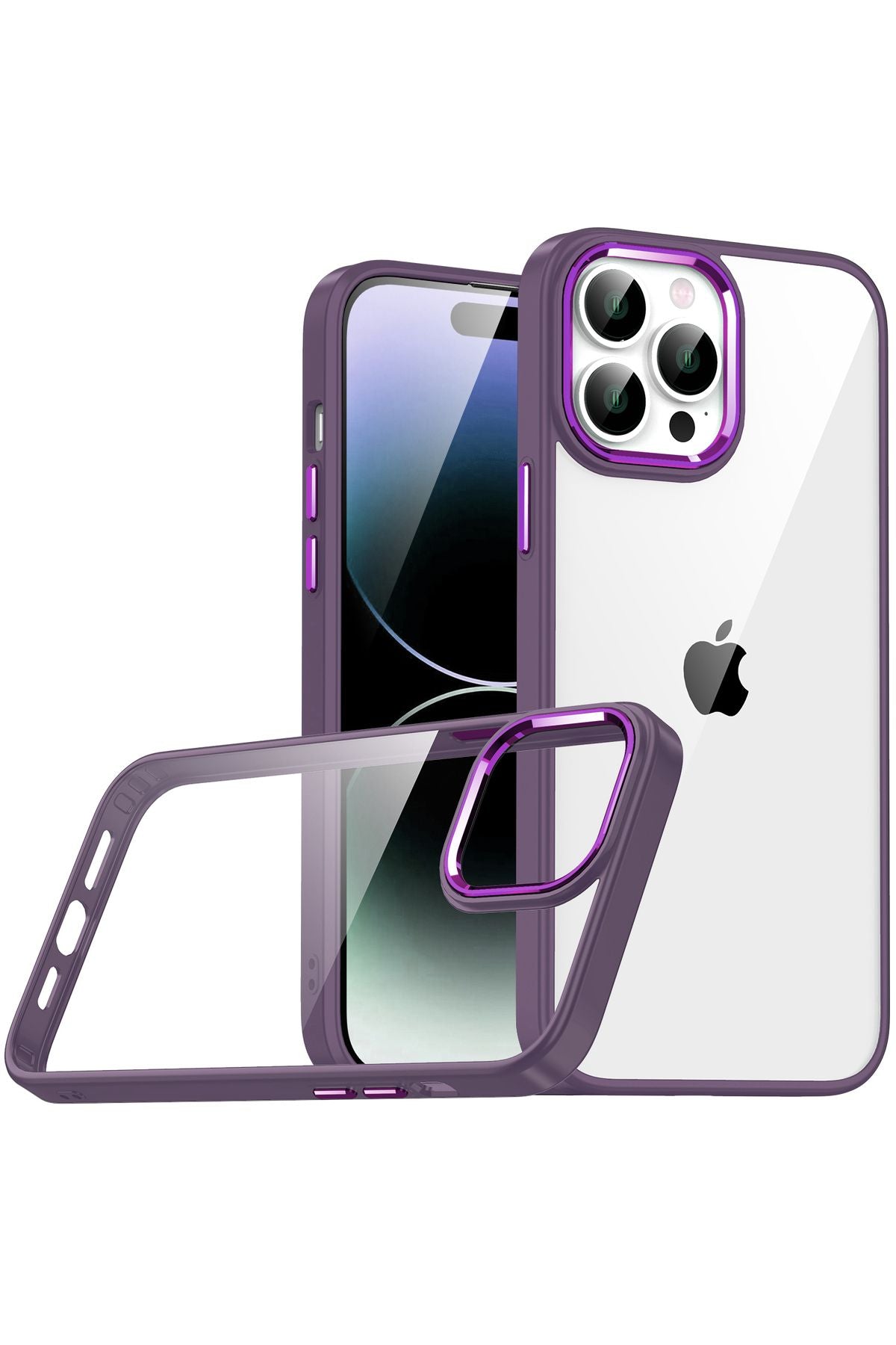 iPhone 14 Pro Uyumlu Zore Flora Kılıf-Sierra Mavi