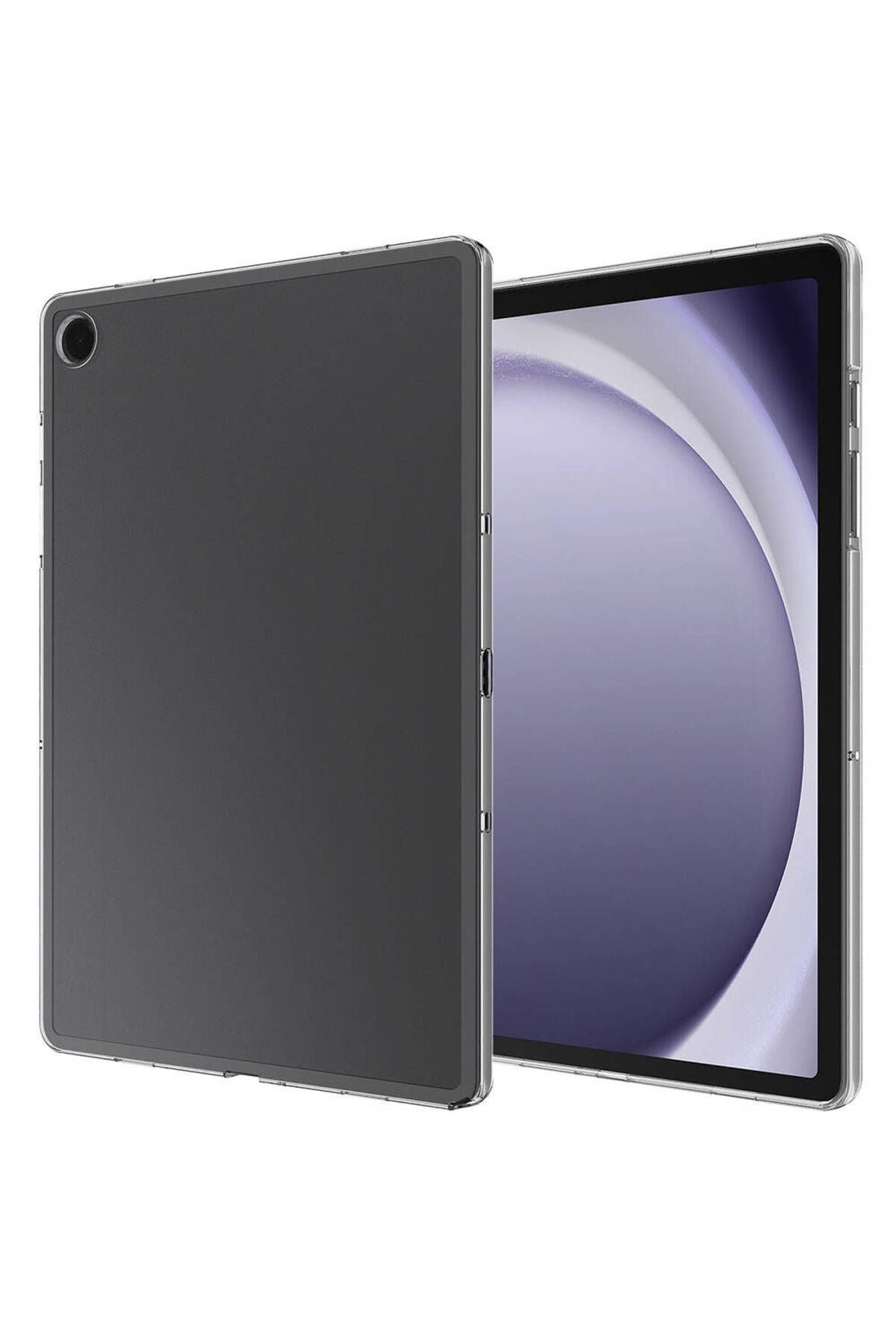 Galaxy Tab A9 Plus Kılıf  Uyumlu Zore Tablet Süper Silikon Kapak-Renksiz