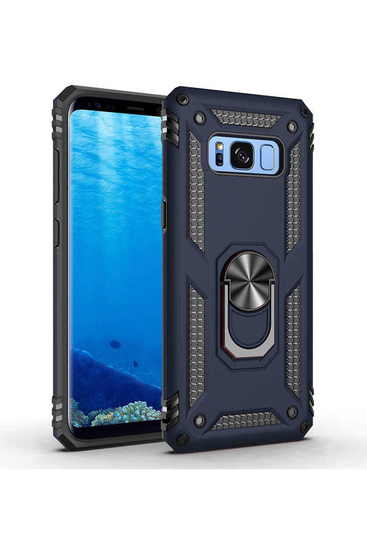 Galaxy S8 Kılıf Zore Vega Kapak - Siyah