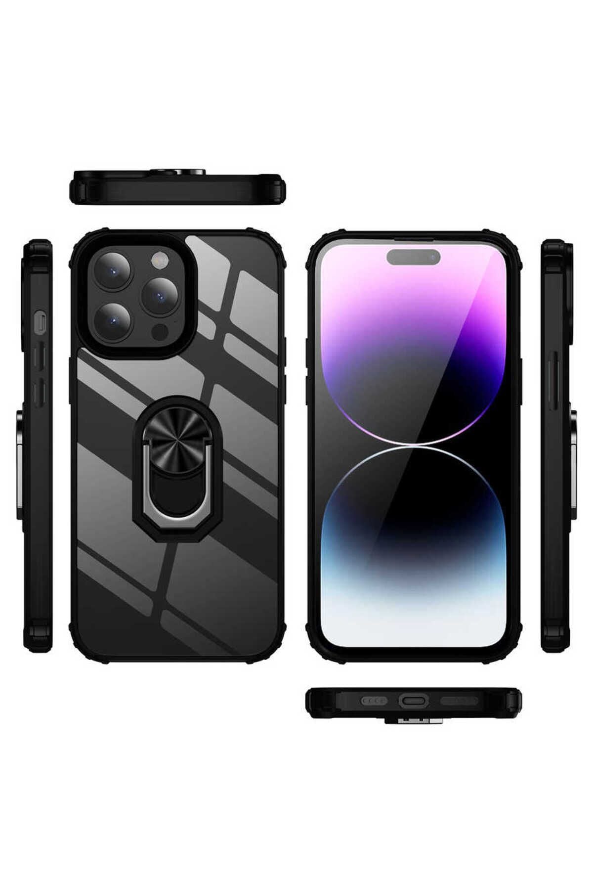 iPhone 14 Pro Uyumlu Zore Mola Kılıf-Siyah