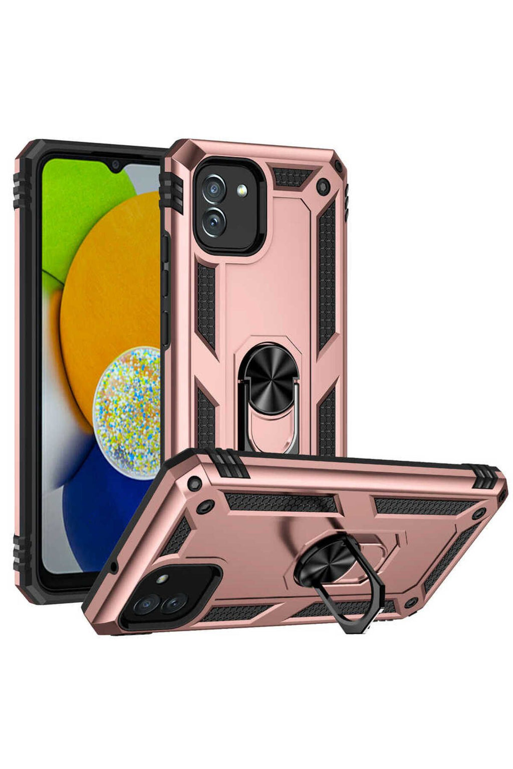 Galaxy A03 Kılıf Zore Vega Kapak - Rose Gold