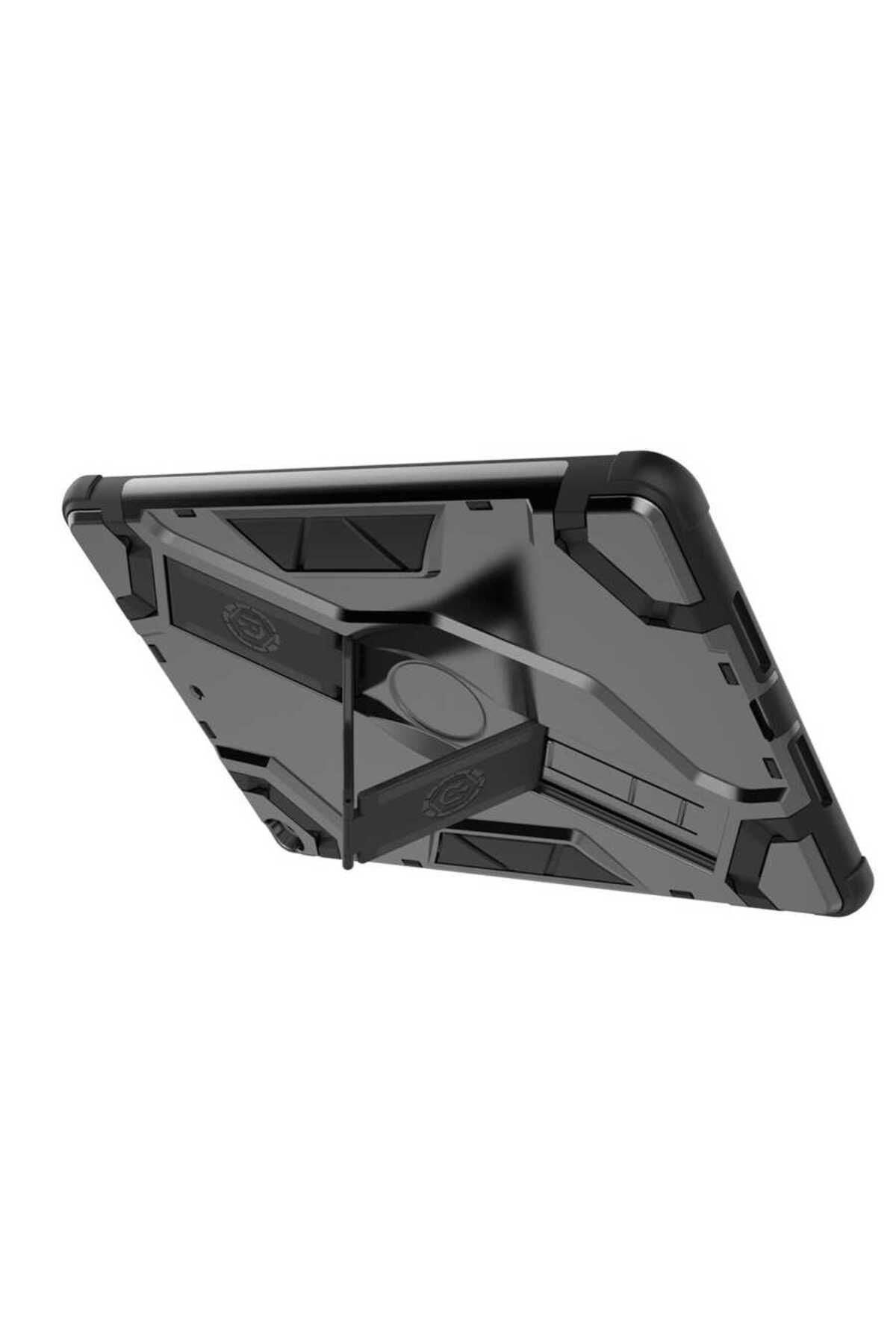 iPad 9.7 2018 (6.Nesil) AKAV Defens Tablet Silikon - Siyah