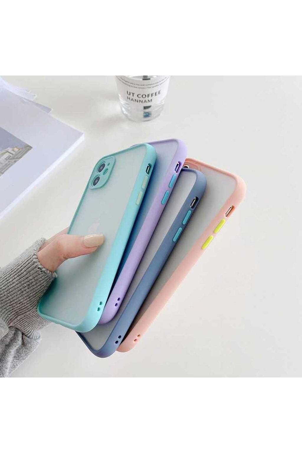 iPhone SE 2022 Uyumlu CSM Zore Hux Kılıf-Lacivert