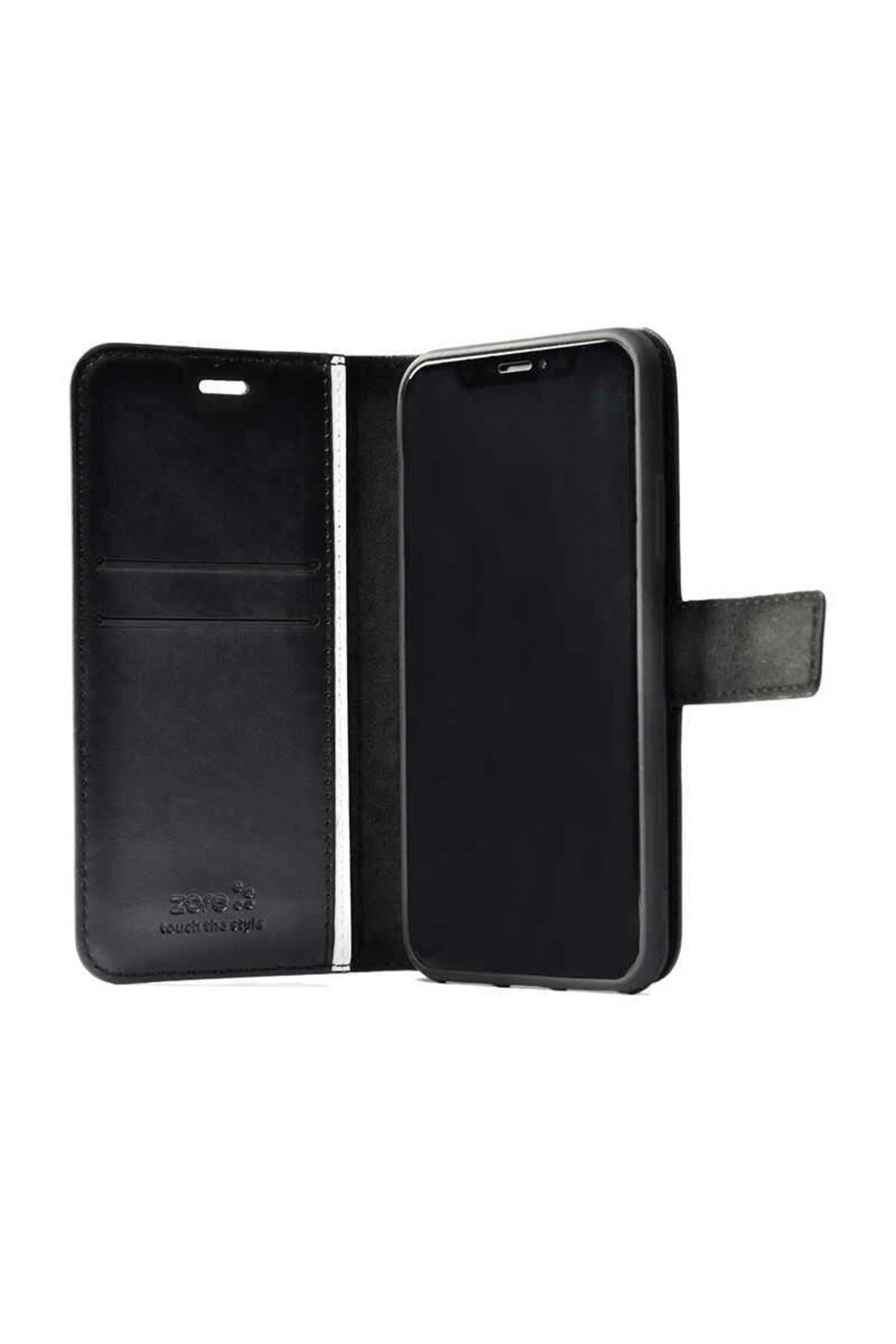 Galaxy S8 Plus Kılıf Zore Kar Deluxe Kapaklı Kılıf-Kırmızı