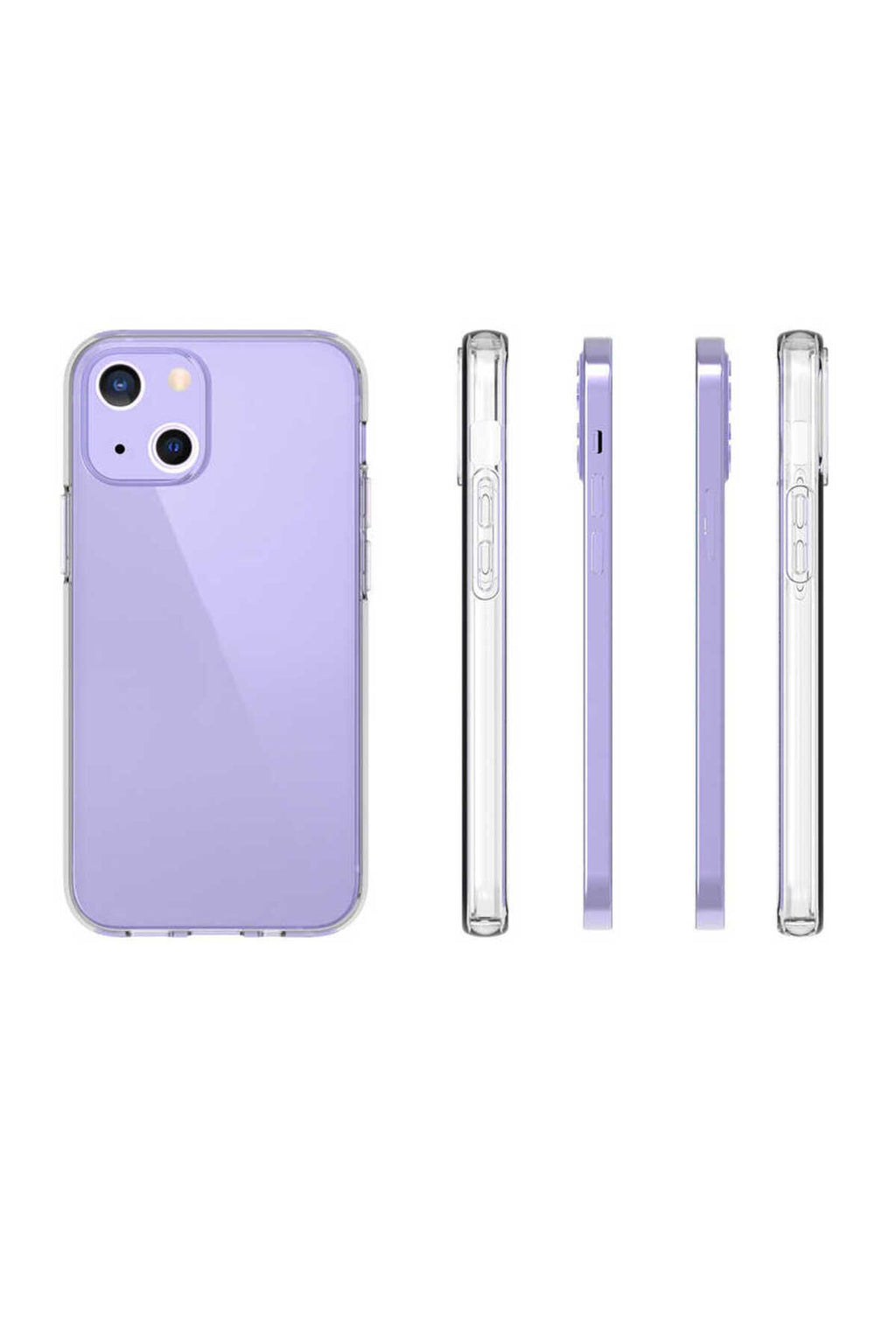 iPhone 15 Plus Uyumlu Zore Süper Silikon Kılıf-Renksiz