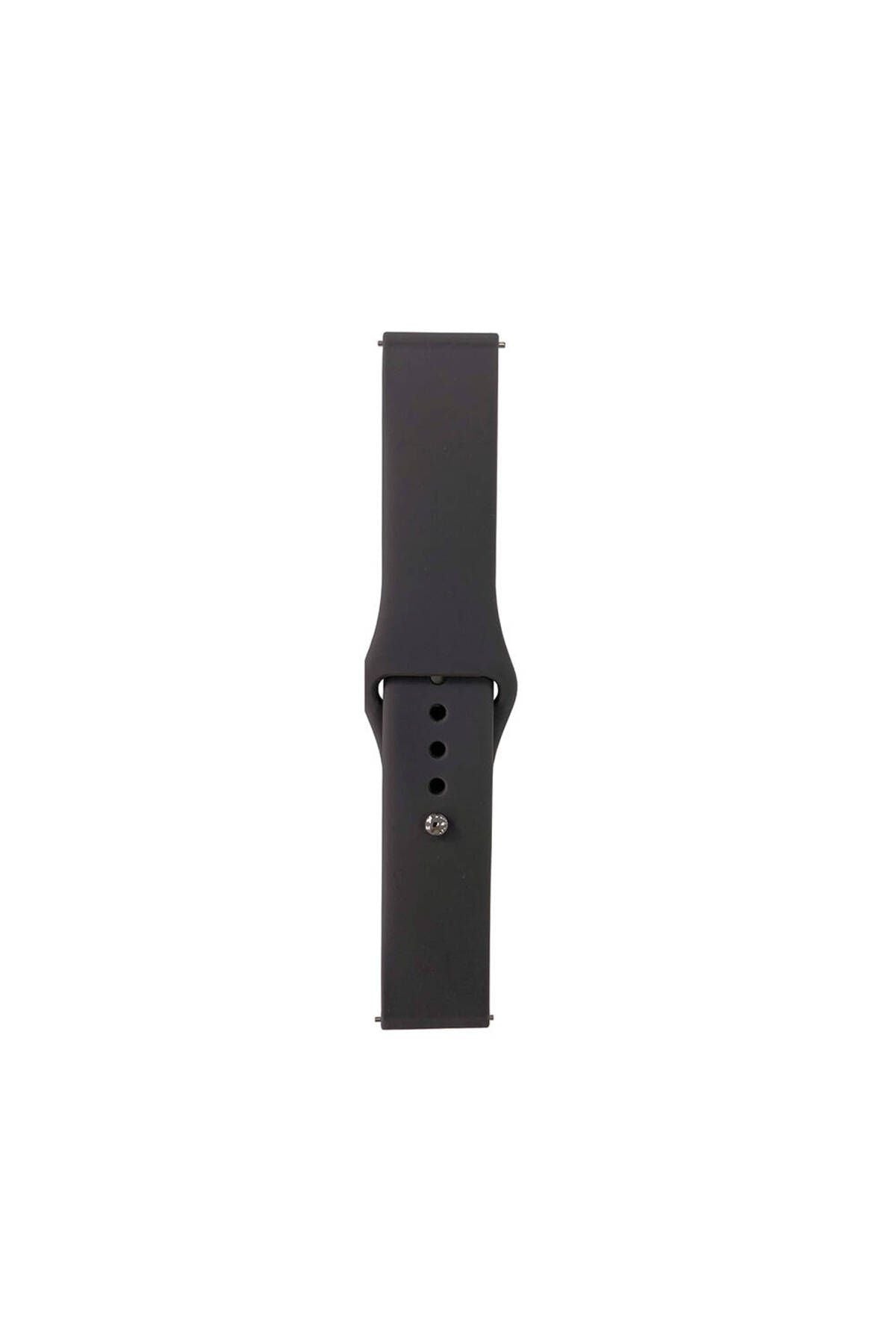 Galaxy Watch Active 2 44mm Band Serisi 20mm Klasik Kordon Silikon Strap Kayış-Barbie Powder