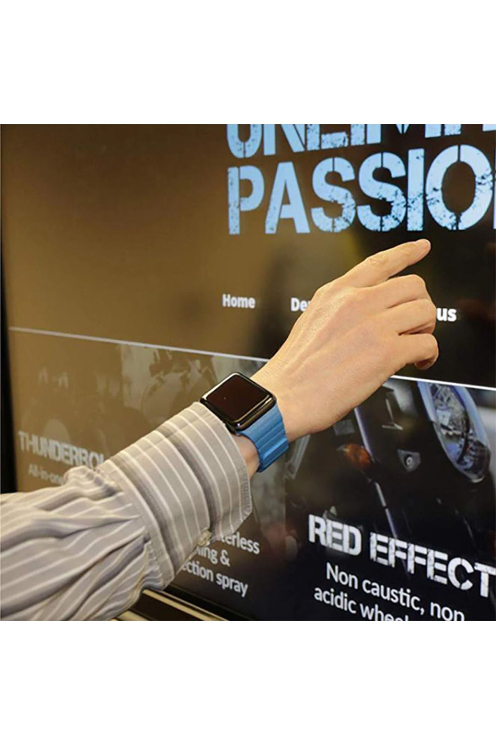 Watch 40mm Uyumlu KRD-09 Deri Lop Zore Kordon-Siyah