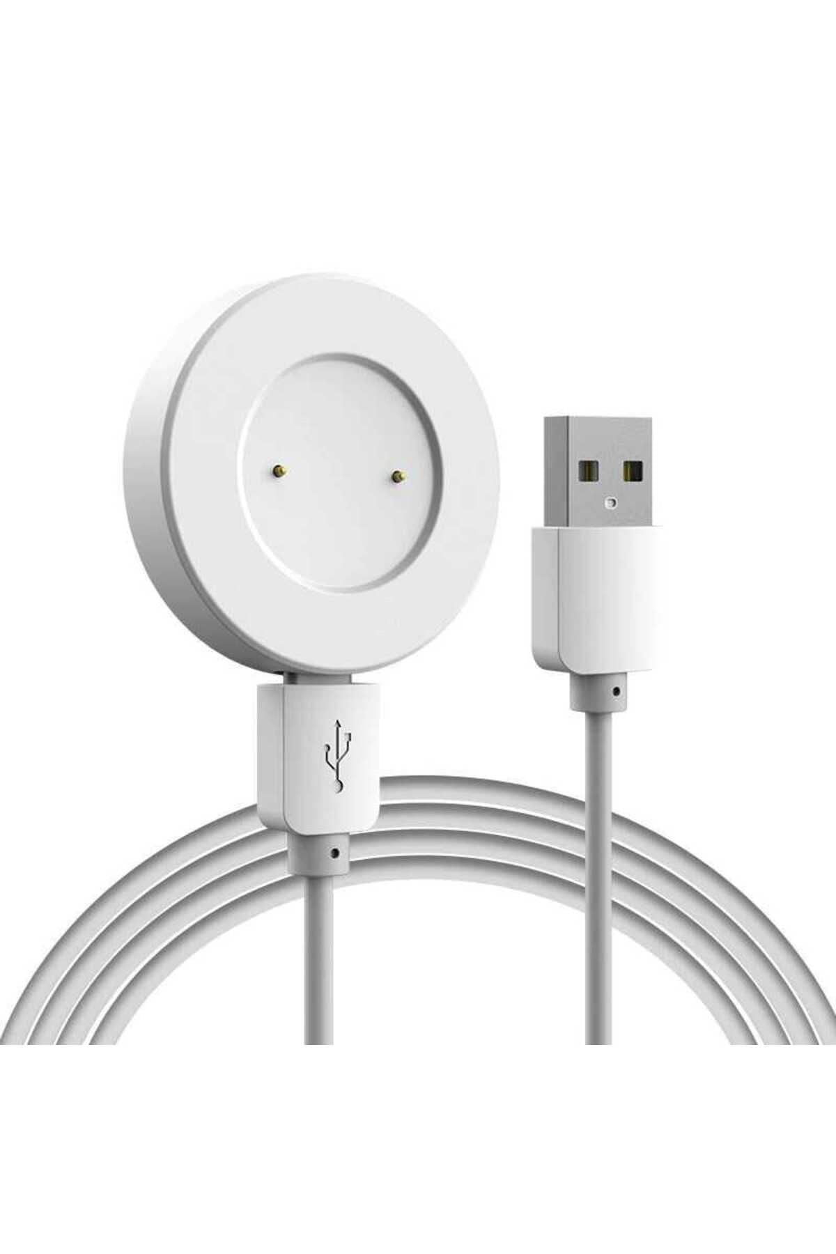Beyaz Huawei GT2 46mm Usb Şarj Kablosu-Zore