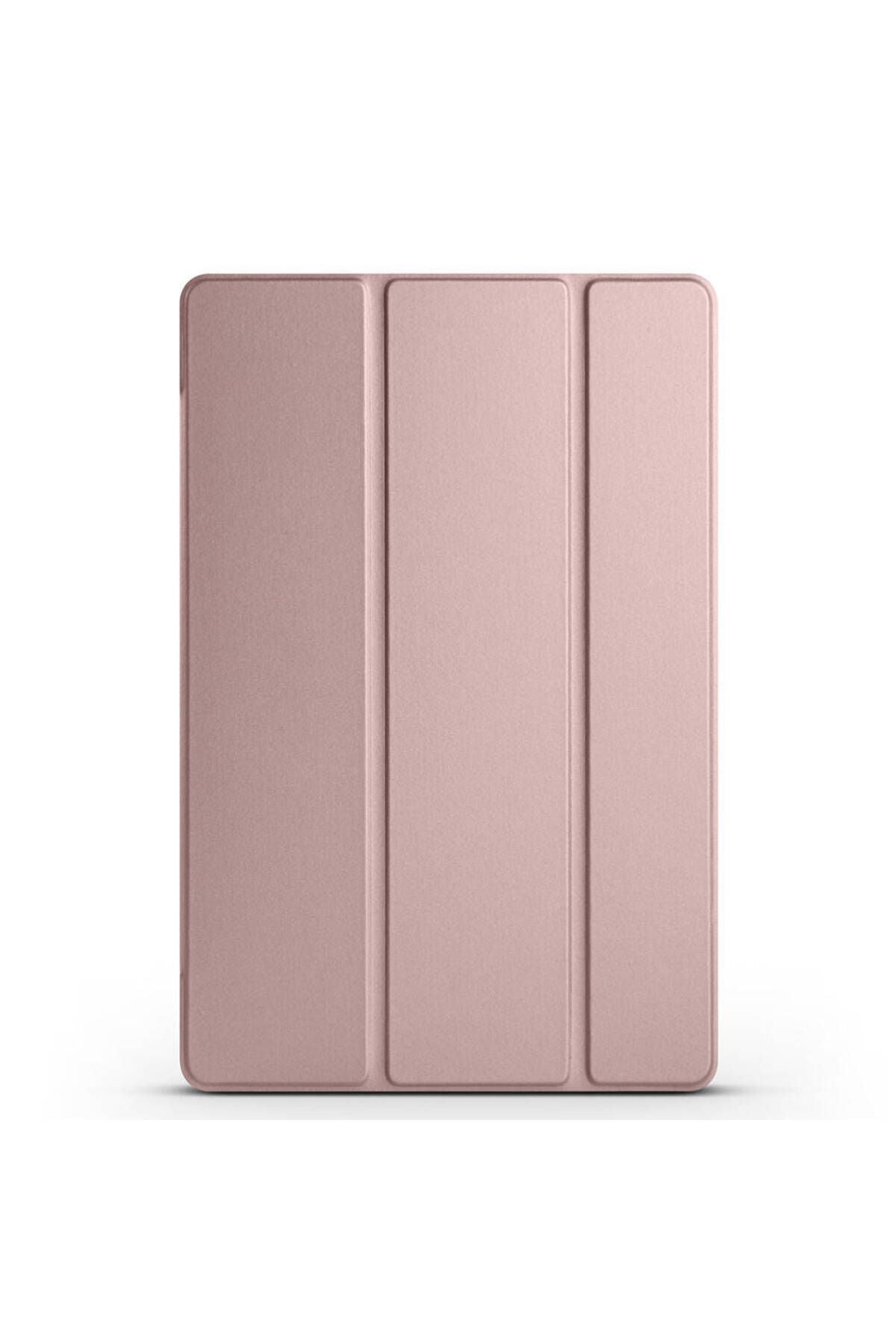 Galaxy Tab A9 Uyumlu Zore Smart Cover Standlı 1-1 Kılıf-Gri