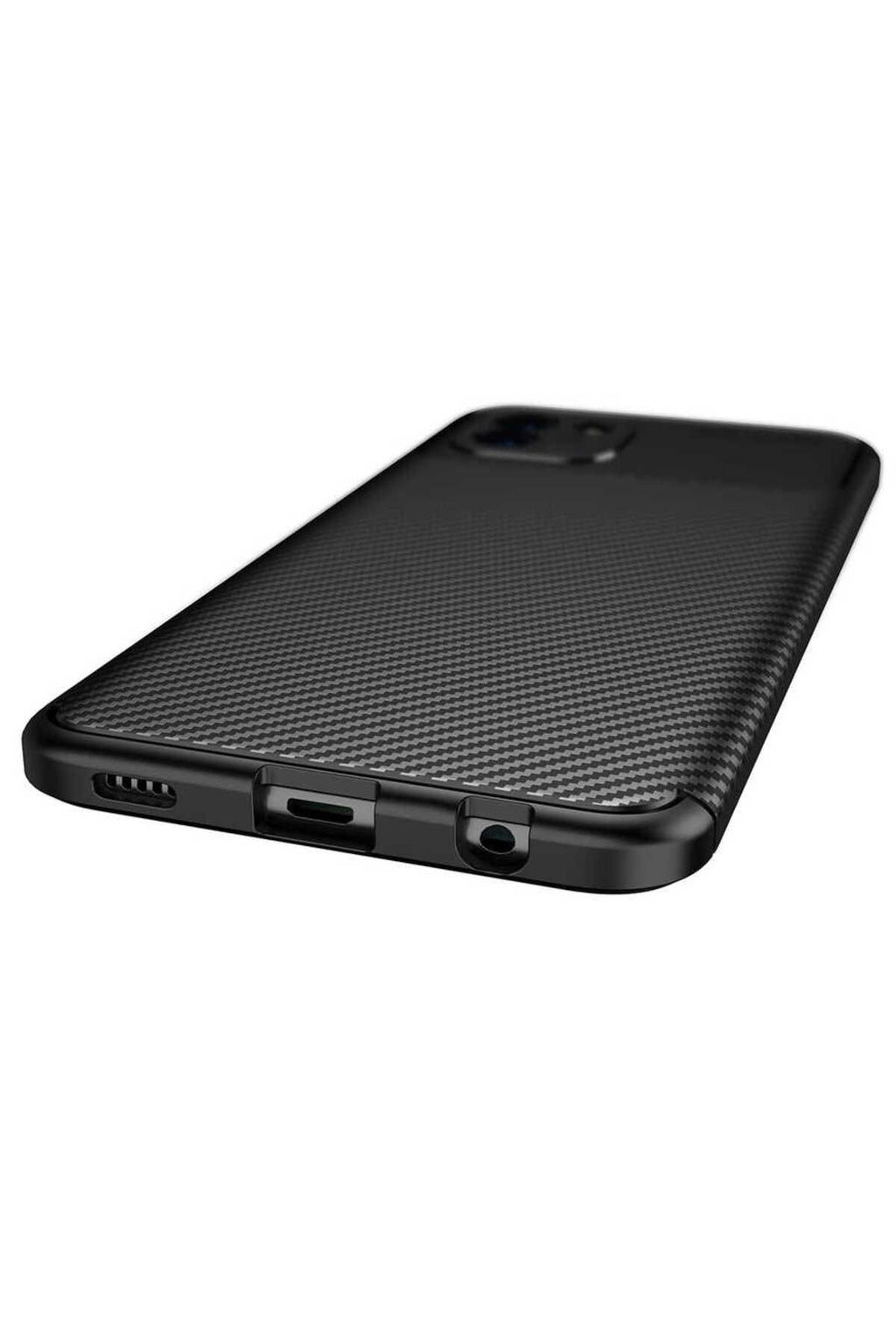 Galaxy A03 Kılıf Zore Negro Silikon Kapak - Siyah