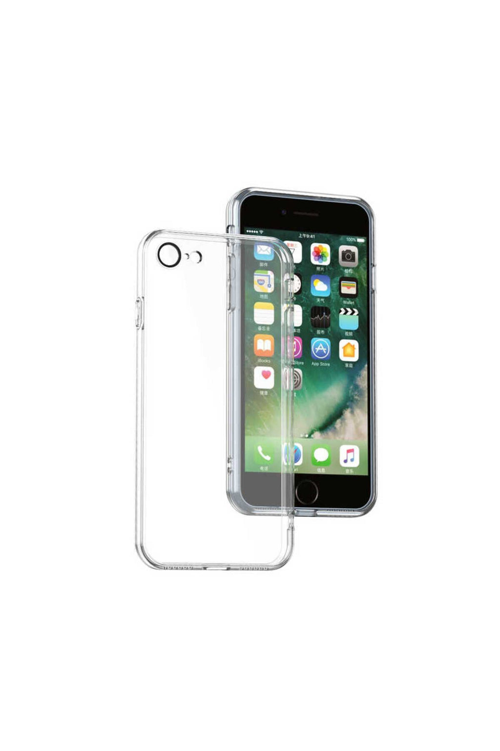 iPhone 8 Kılıf Zore Fizy Kapak - Renksiz