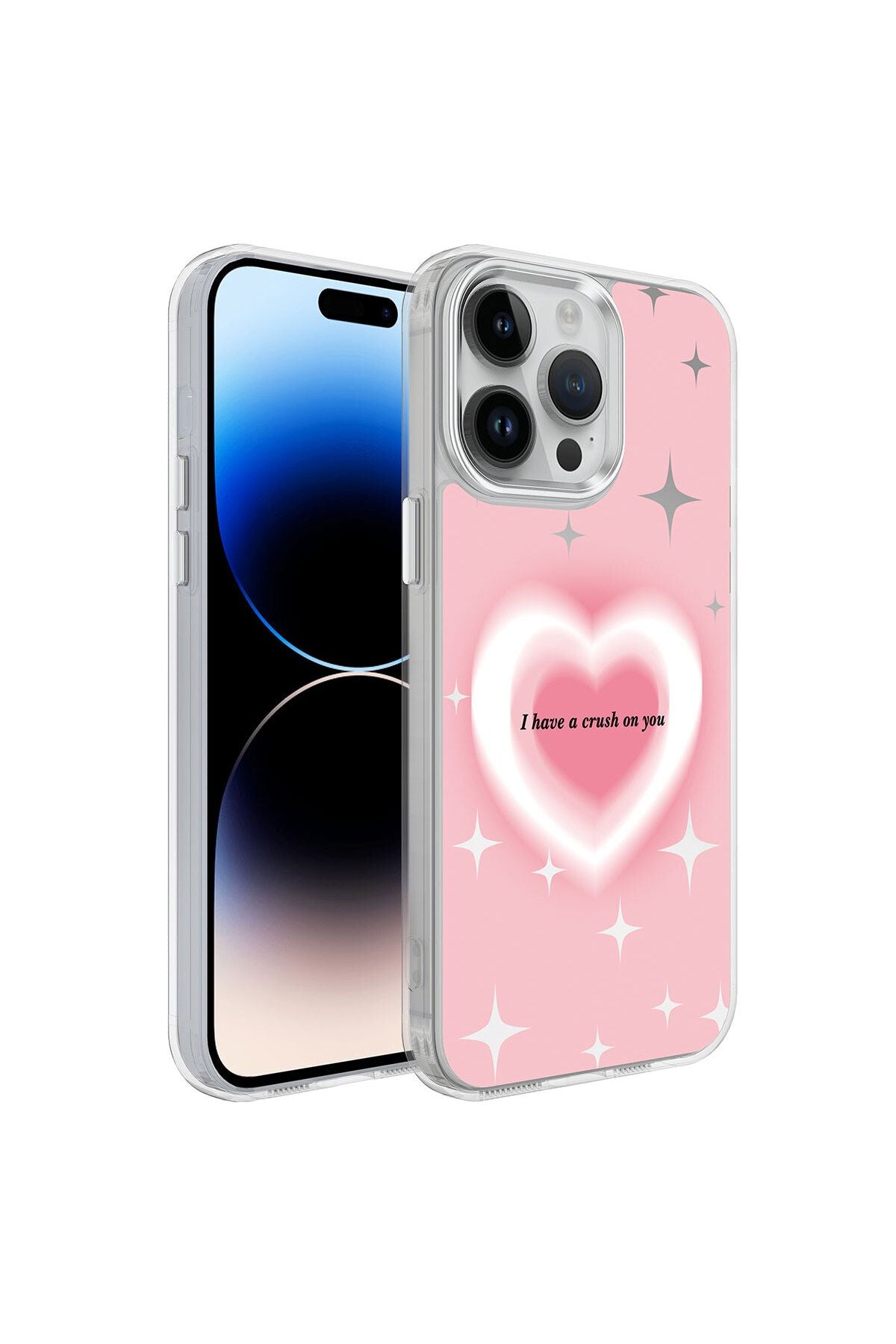 iPhone 14 Pro Uyumlu AiHTTgli Parlak Tasarımlı Zore Mimbo Kılıf-NO2