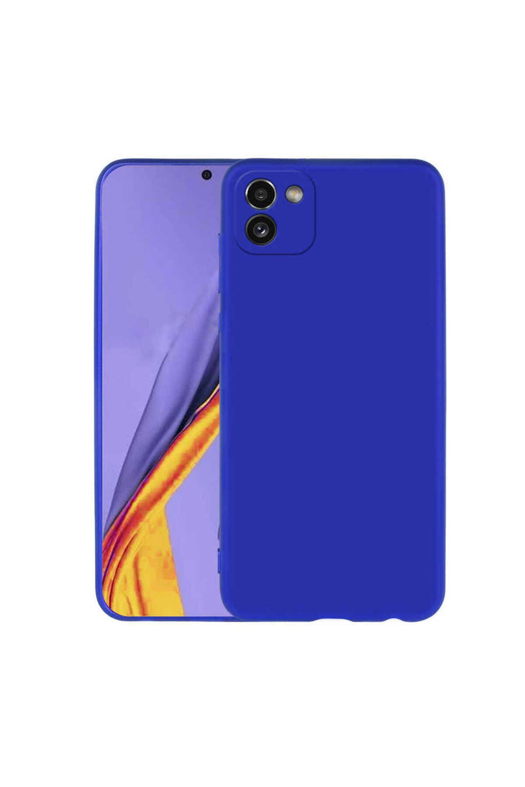 Galaxy A03 Kılıf Zore Premier Silikon Kapak - Lacivert