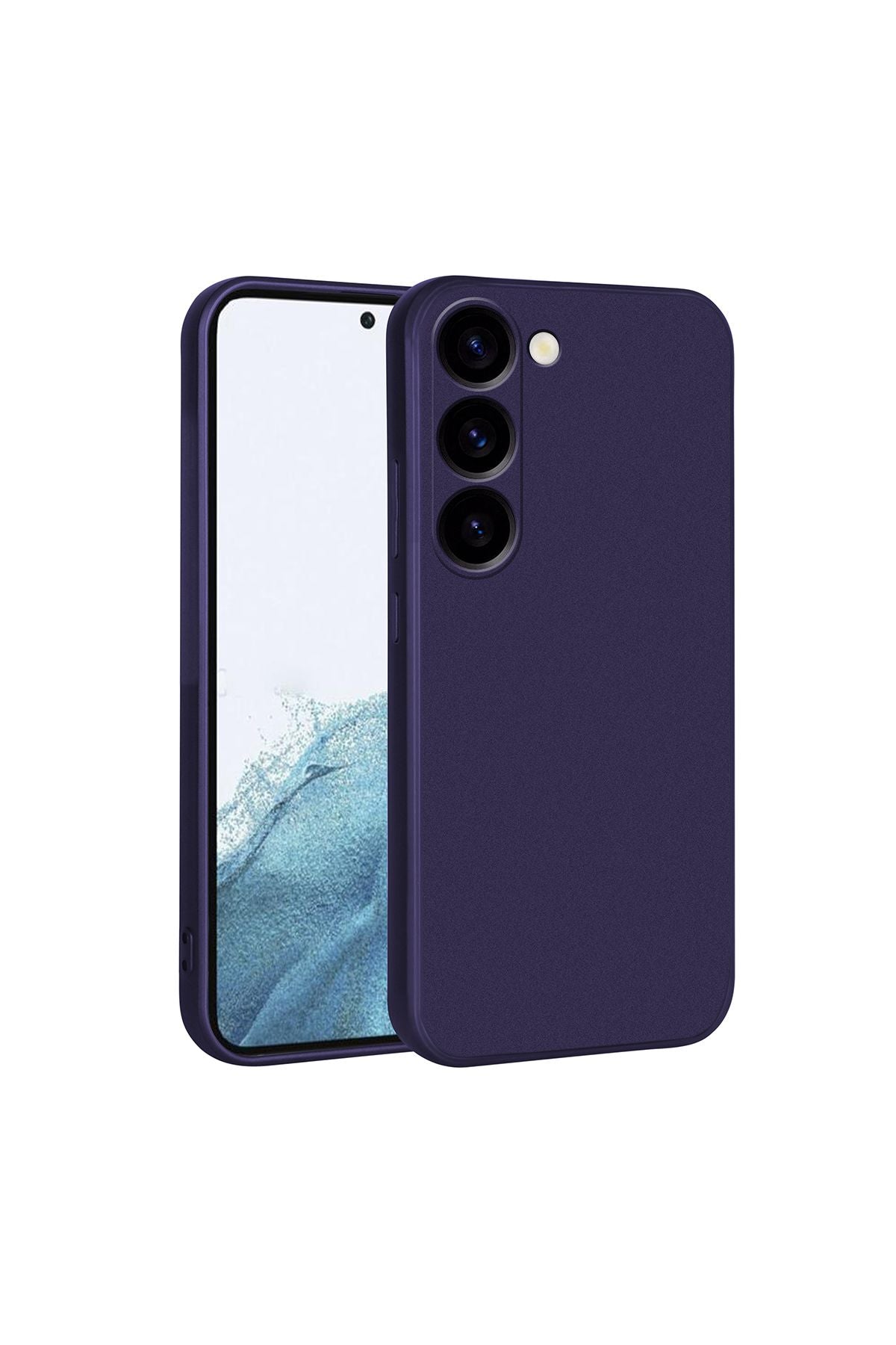 Galaxy S23 Plus Uyumlu Zore Premier Silikon Kılıf-Lacivert