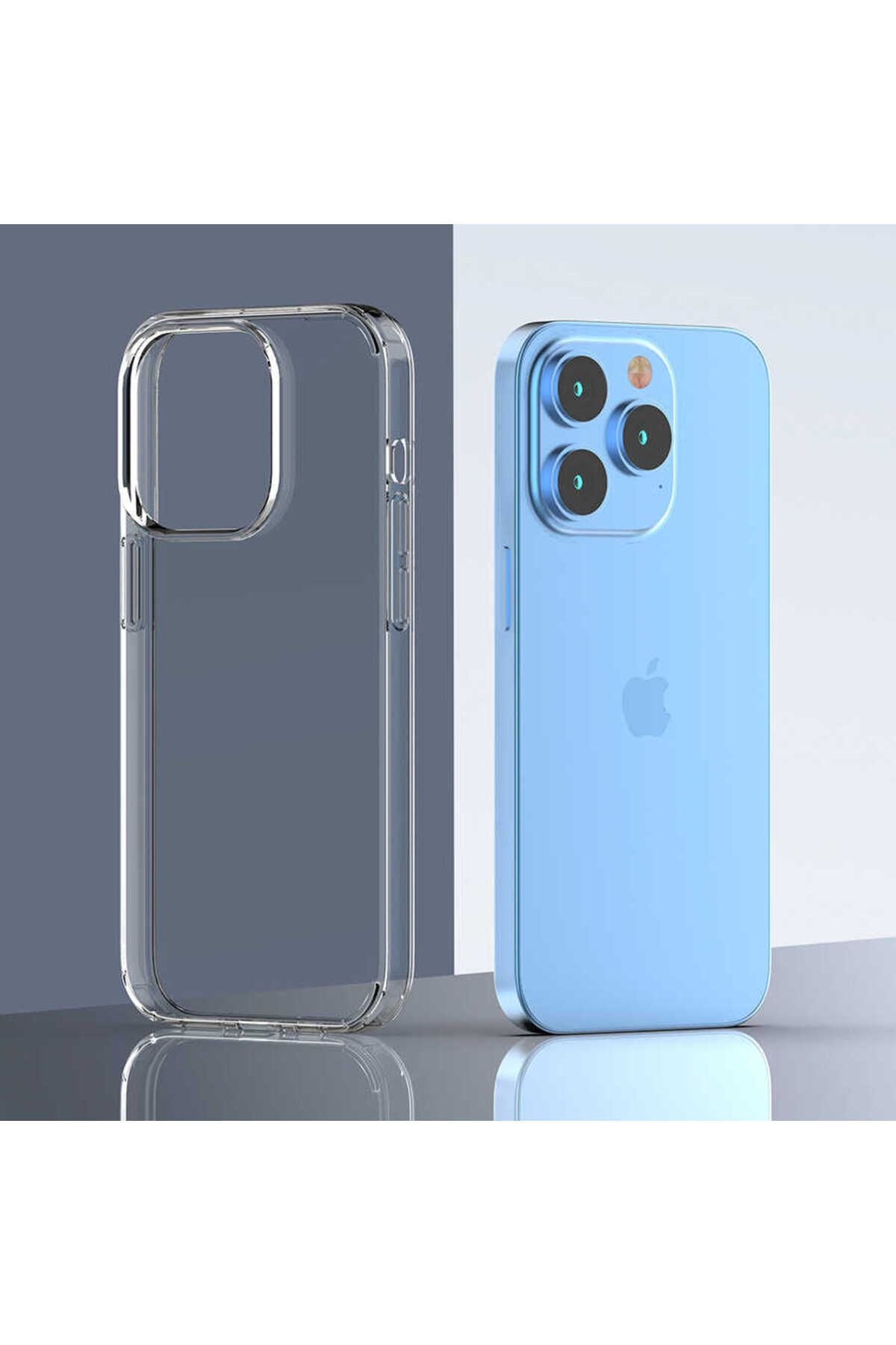 iPhone 14 Pro Uyumlu Zore Coss Kılıf-Renksiz