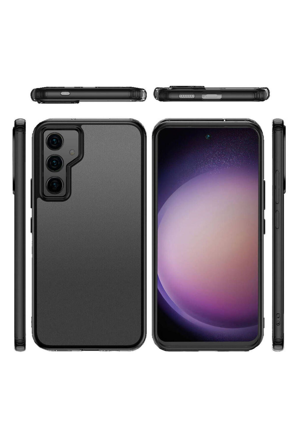 Galaxy S24 Plus Kılıf Zore Volks Kapak - Siyah