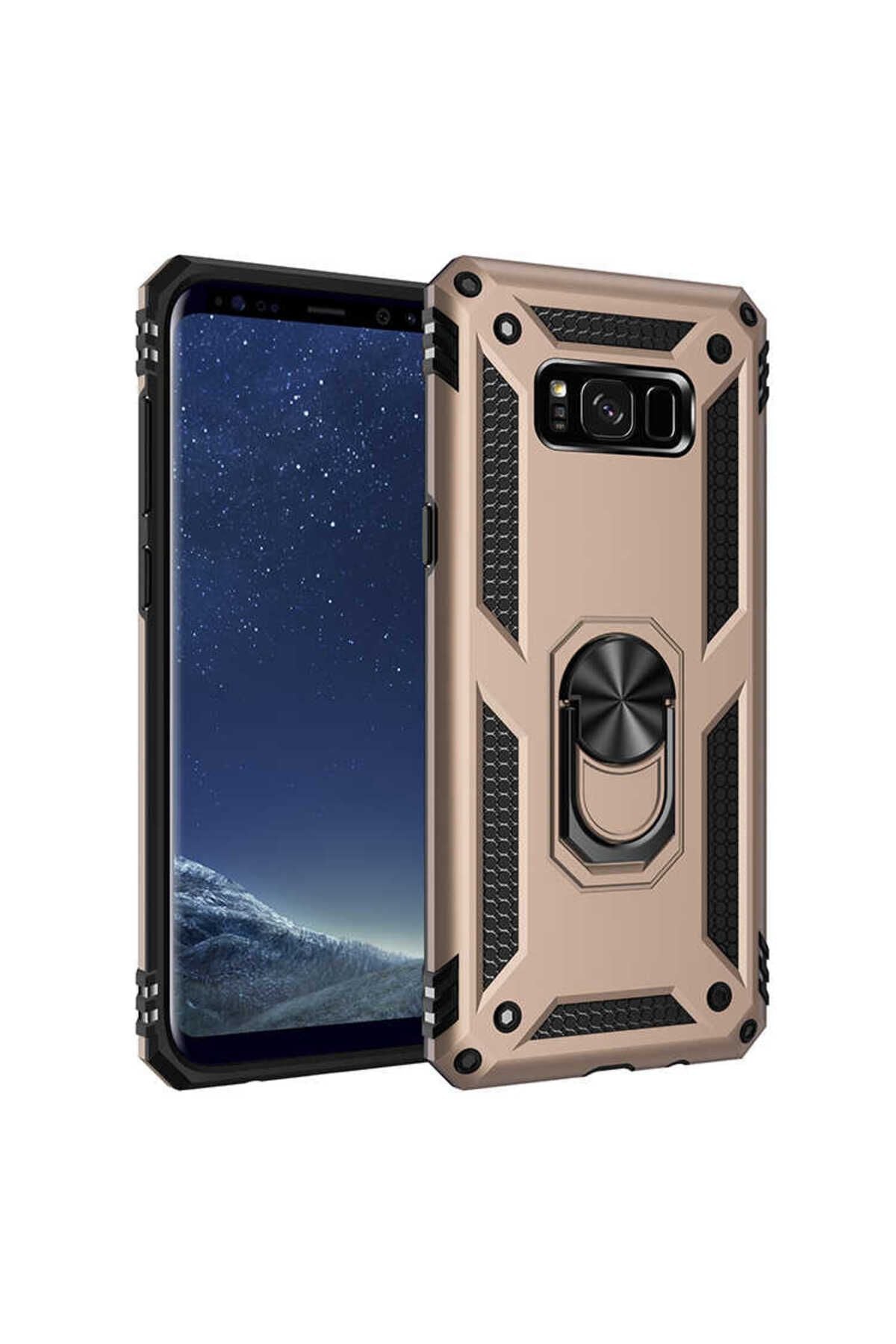 Galaxy S8 Plus Kılıf Zore Vega Kapak - Gold