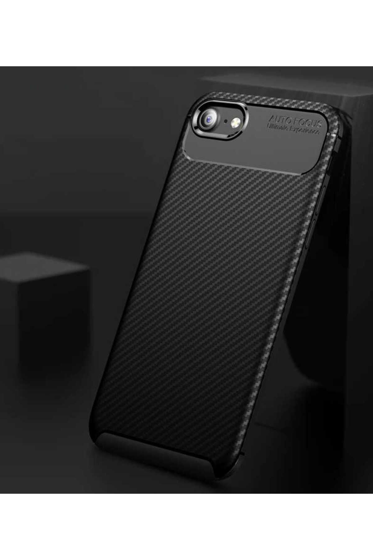 iPhone SE 2022 Uyumlu Zore Negro Silikon Kılıf-Kahverengi