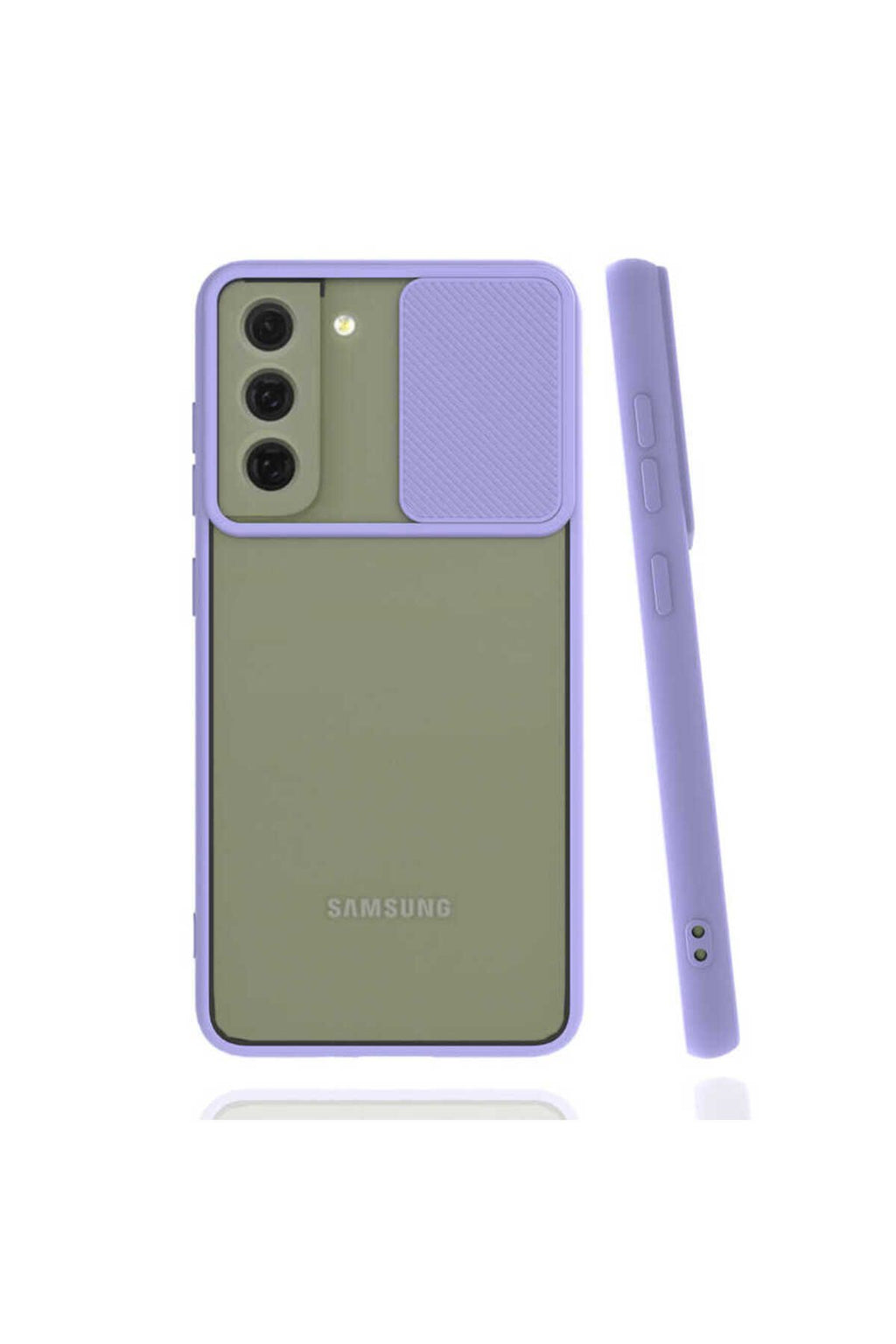 Galaxy S22 Uyumlu Zore LNSM-i Kılıf-Lila