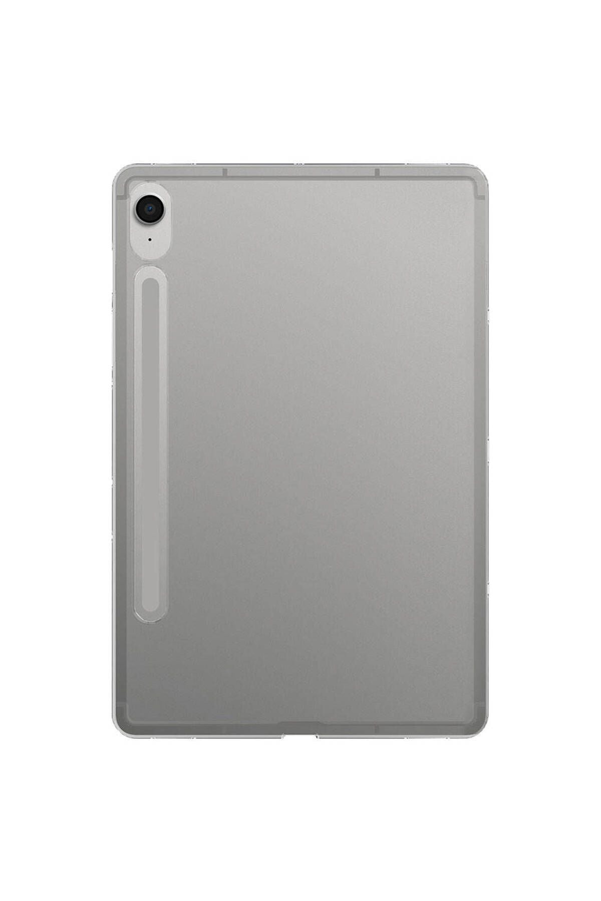 Galaxy Tab S9 FE Kılıf  Uyumlu Zore Tablet Süper Silikon Kapak-Renksiz