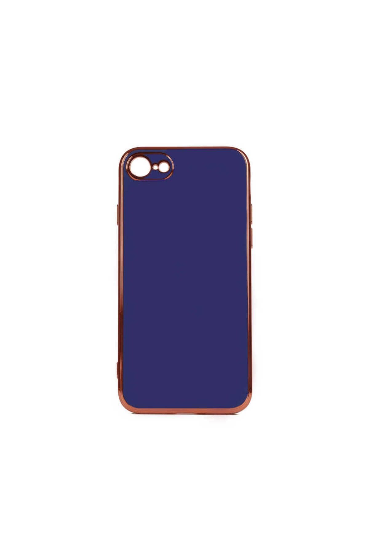 iPhone SE 2022 Uyumlu Zore Bark Kılıf-Rose Gold