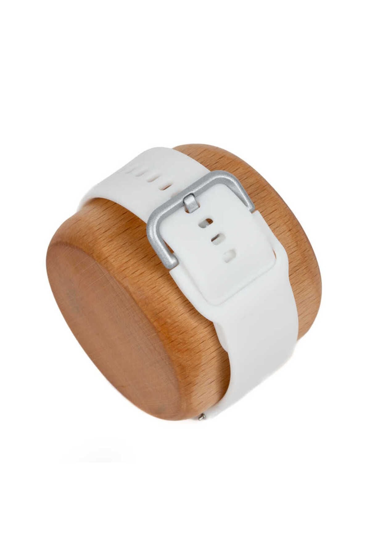 Galaxy Watch 3 45mm Klasik Beyaz Uyumlu YSF Kordon Beyaz