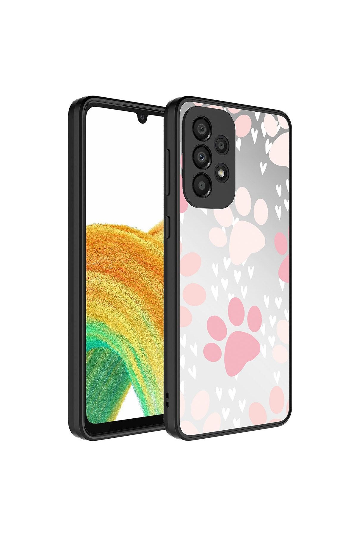 Galaxy A52 Kılıf Aynalı Desenli Kamera Korumalı Parlak Zore Mirror Kapak - Ayna