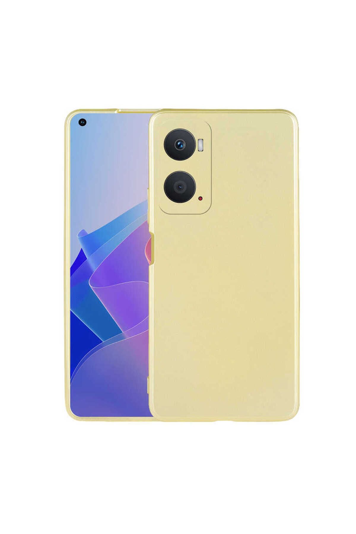 A96 4G Kılıf TKNR Premier Silikon Kapak - Gold