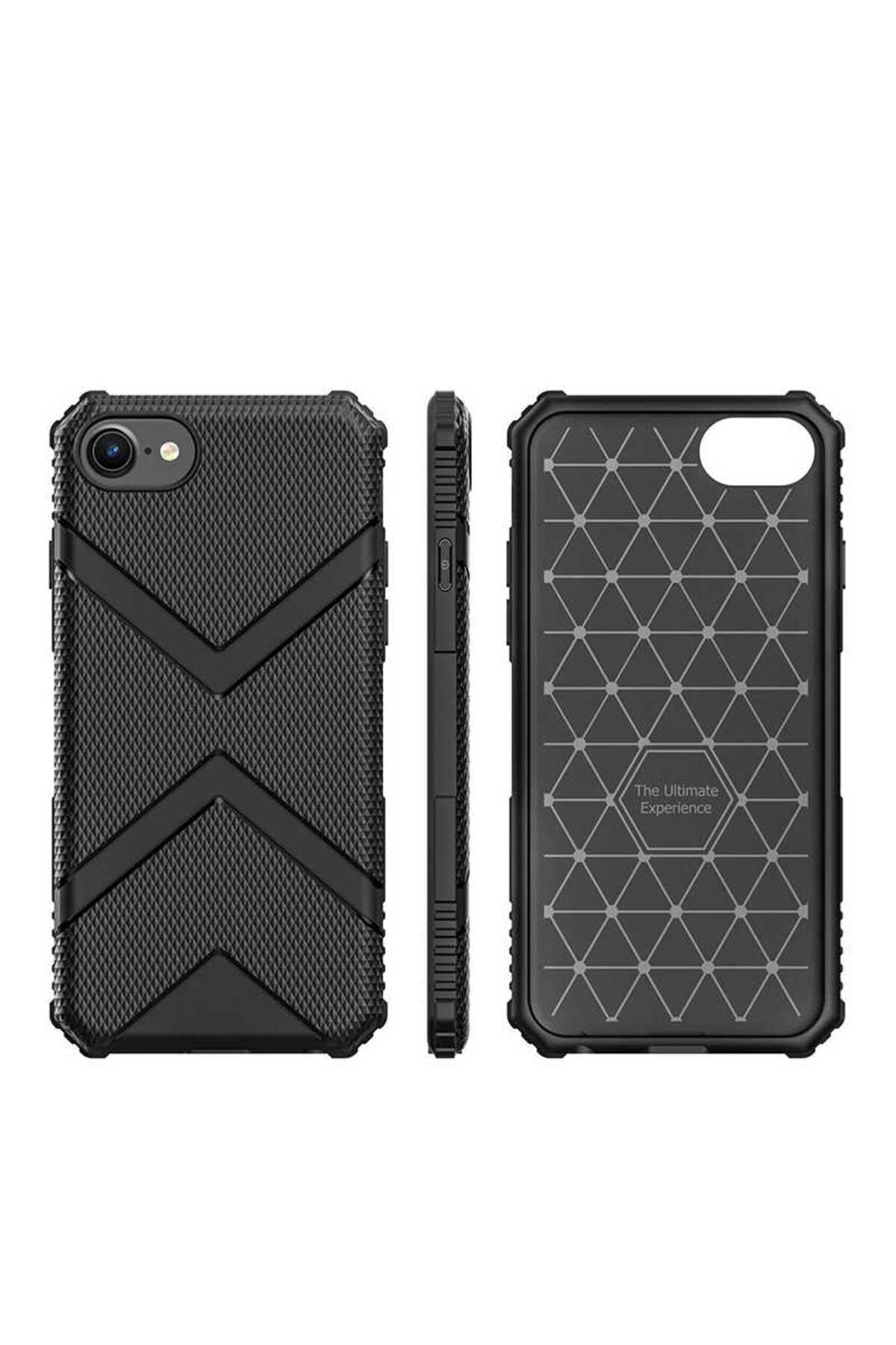 iPhone SE 2022 Uyumlu Zore Hank Silikon-Koyu Yeşil