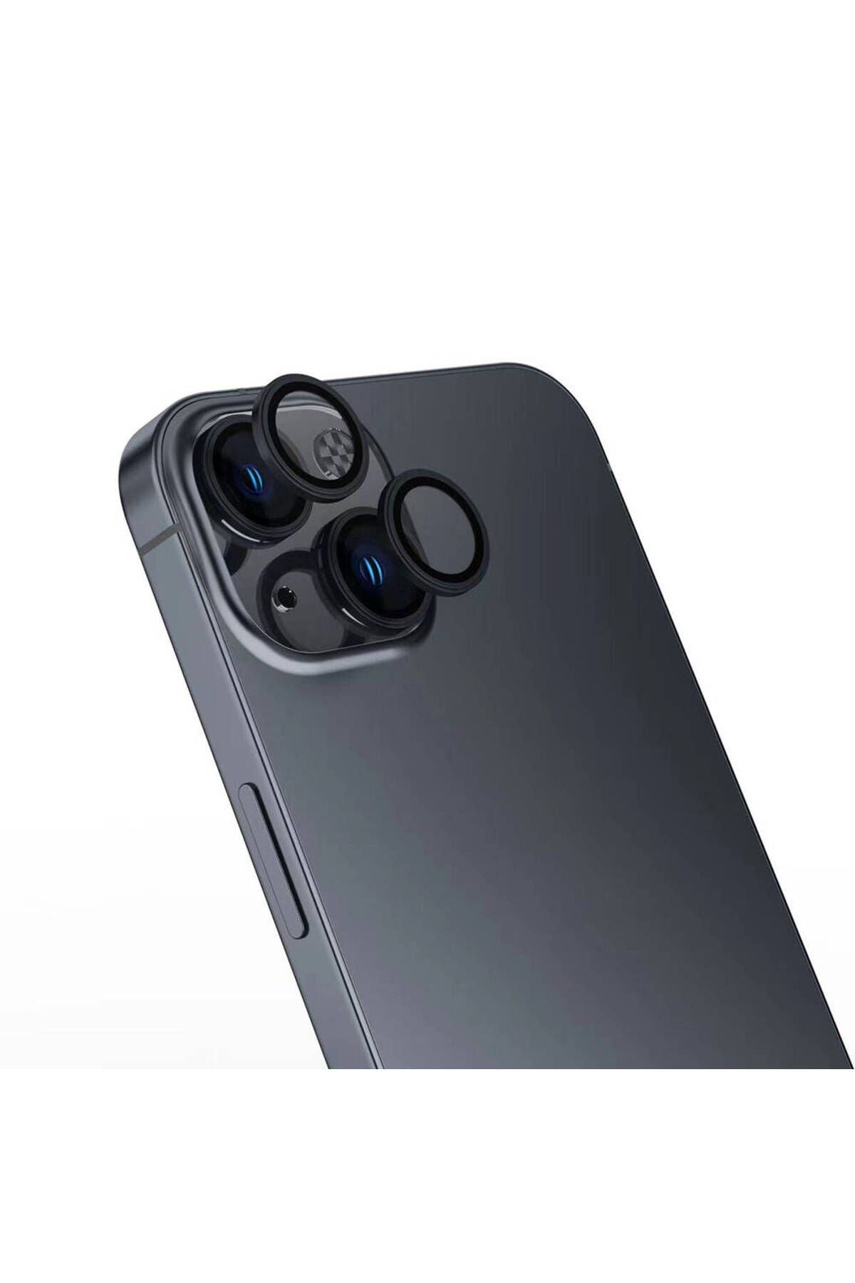 Apple iPhone 16 Plus Zore CL-15 Parmak İzi Bırakmayan Anti-Reflective Kamera Lens Koruyucu-Gümüş