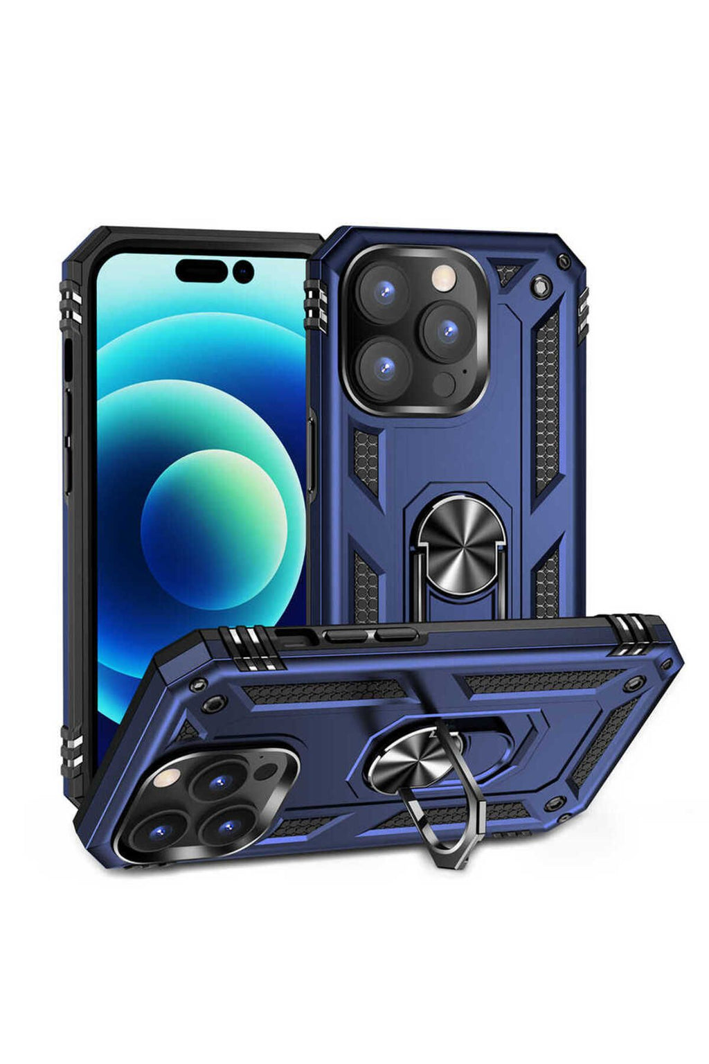 iPhone 14 Pro Max Uyumlu Zore Vega Kılıf-Mavi