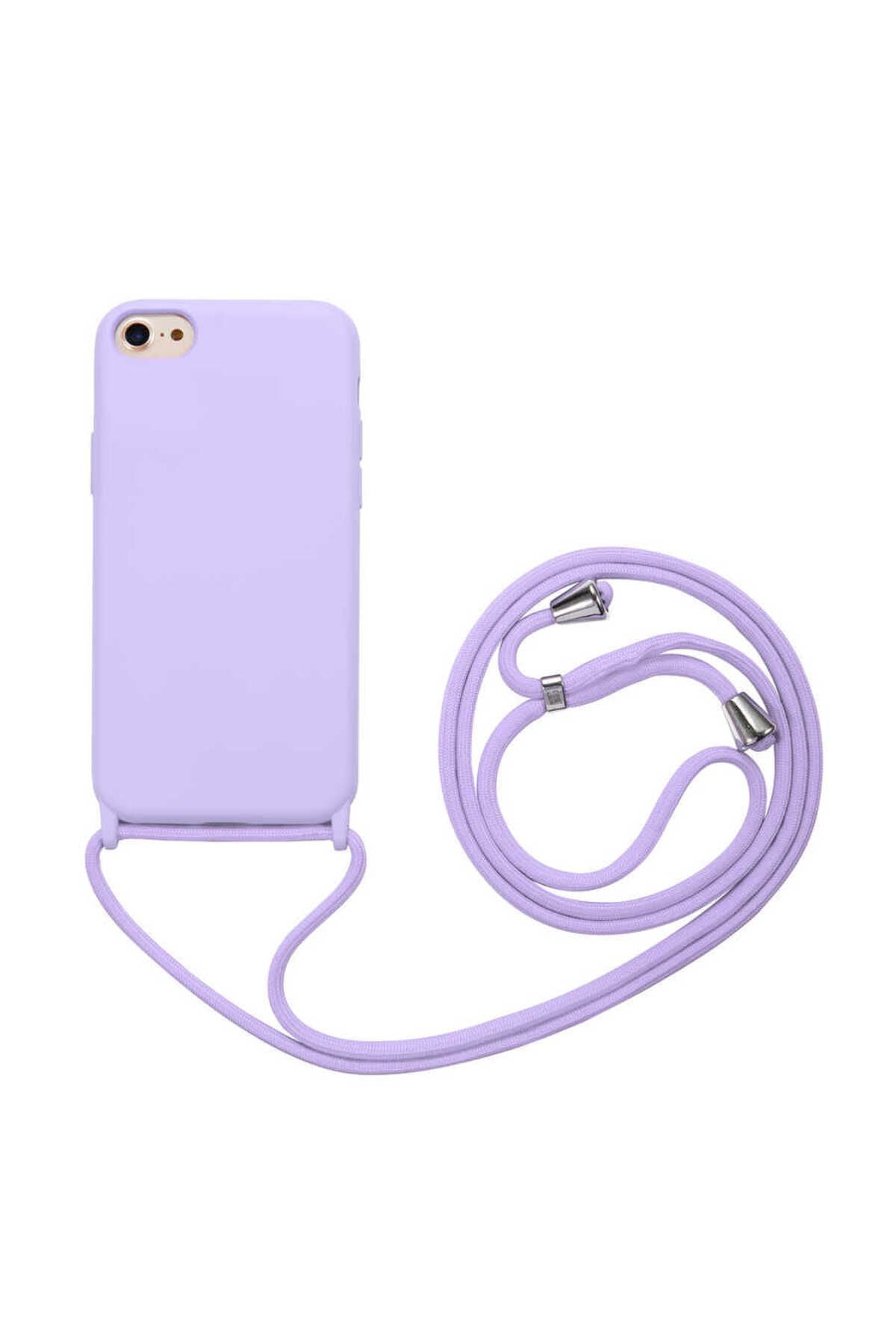 iPhone SE 2022 Uyumlu Zore Ropi Kılıf-Mor
