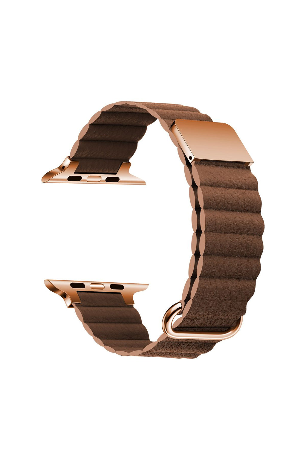Watch 7 45mm Uyumlu KRD-78 PU Deri Kordon Strap Kayış CLO- Koyu Yeşil