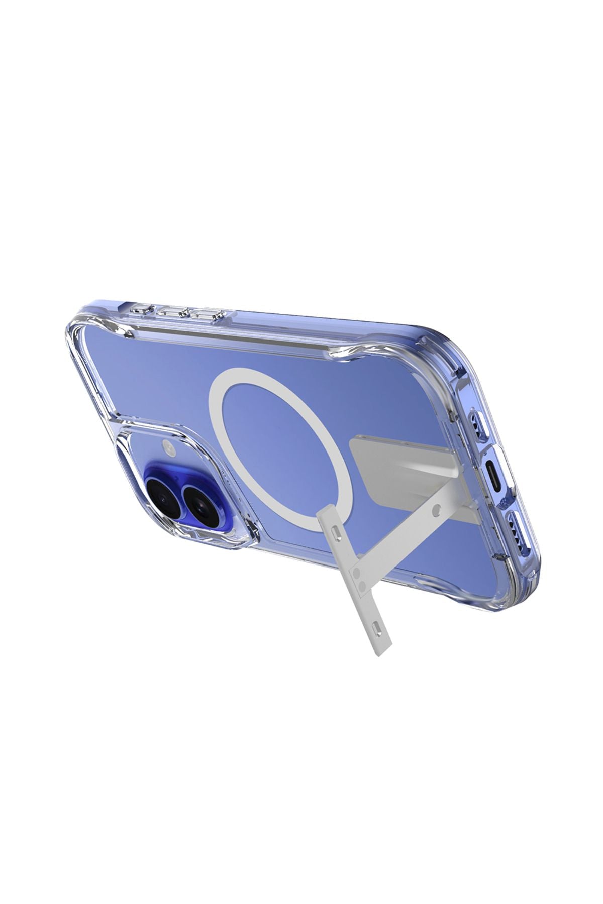 iPhone 16 Uyumlu Magsafe Şarj Özellikli Zore T-Max Standlı Kapak