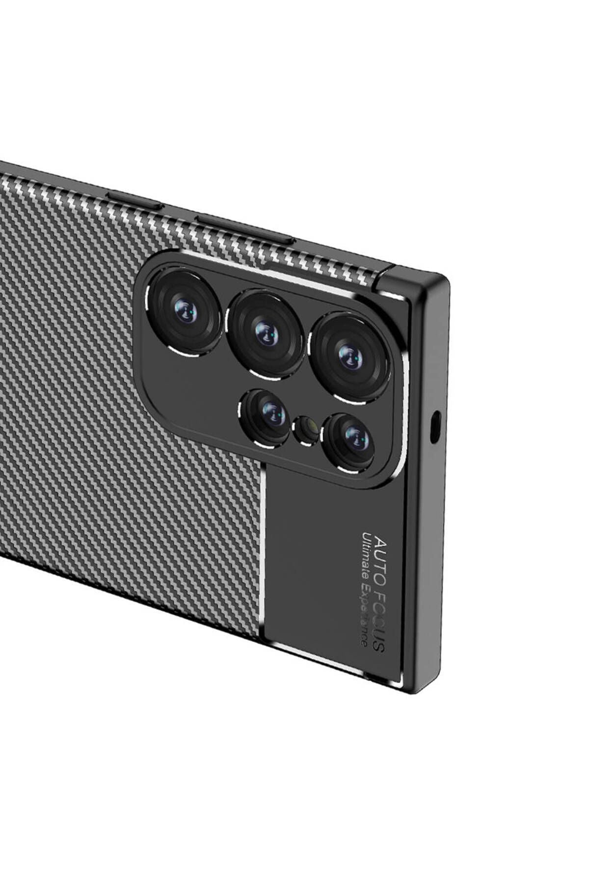 Galaxy S24 Ultra Uyumlu Zore Negro Silikon Kılıf-Siyah