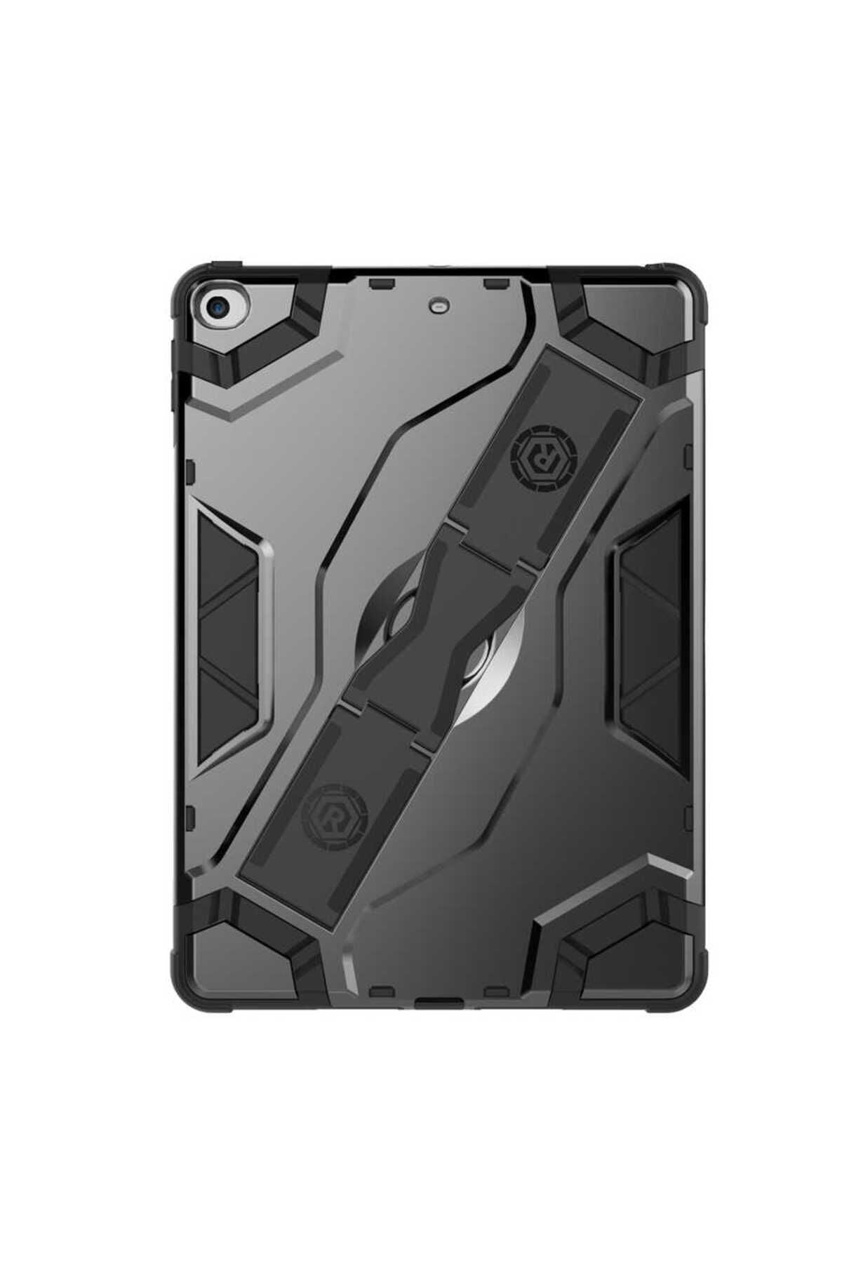 iPad 9.7 2018 (6.Nesil) AKAV Defens Tablet Silikon - Siyah