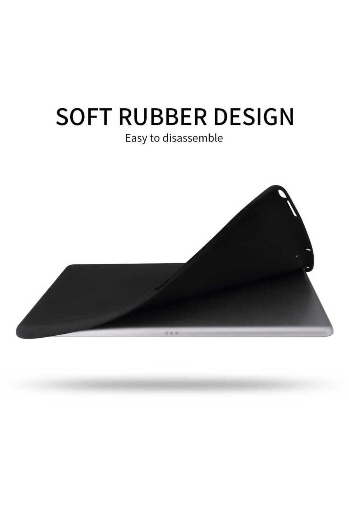 iPad Pro 3. nesil 11 inç - Uyumlu Uyumlu Zore Sky Tablet Silikon-Siyah