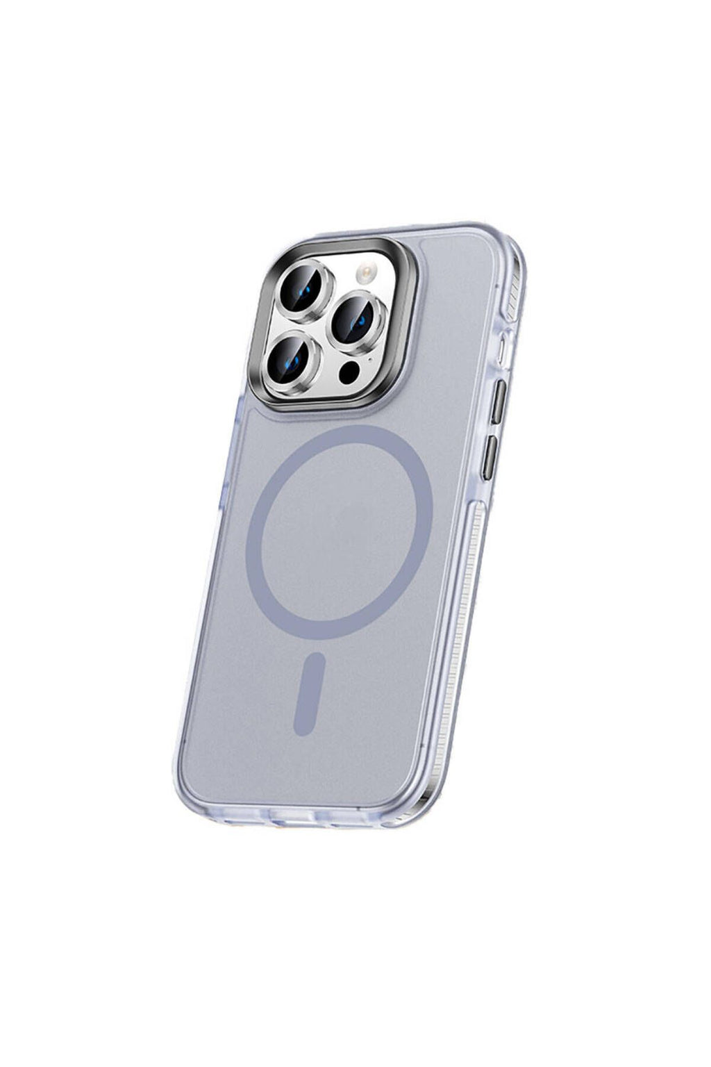 iPhone 15 Pro Max Kılıf Airbagli Magsafe Wireless Şarj Özellikli Lens Koruyuculu Zore Klaptika Kapak