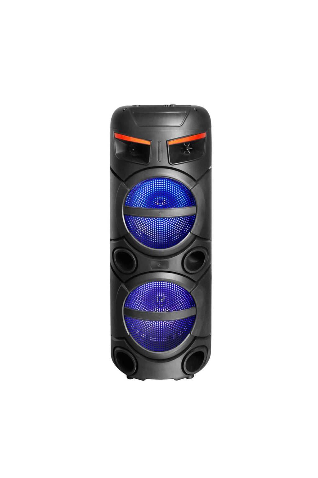 GD-2809 Dijital LED Göstergeli FM Radyolu Mikrofonlu RGB TWS Çift 8 inç Stereo Bass Kablosuz