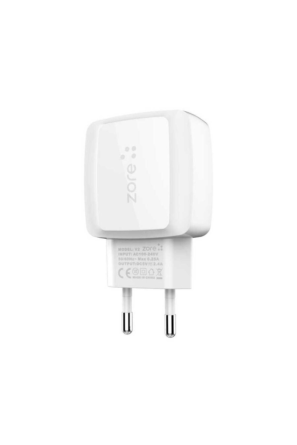 Beyaz Vest Serisi V2 Micro 2 in 1 Şarj Seti-Zore