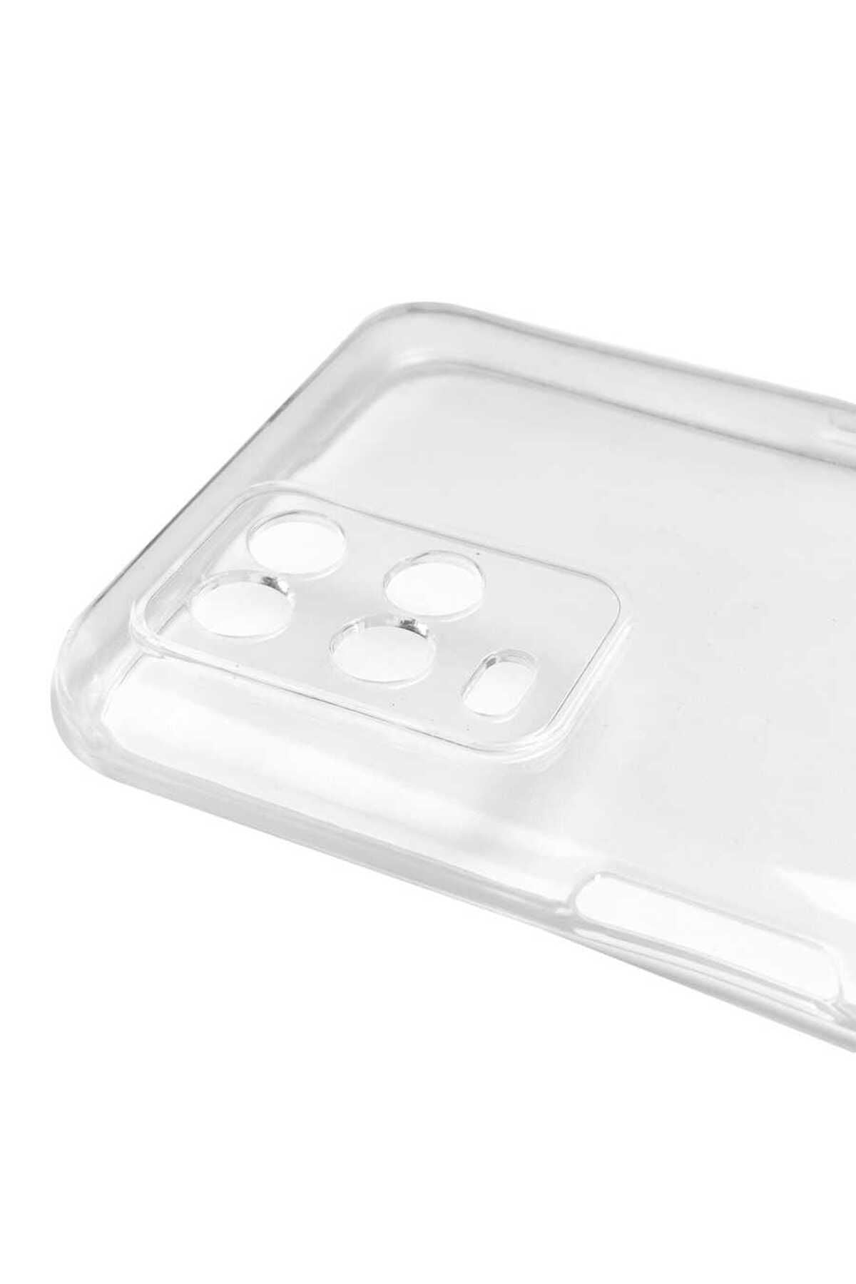 A54 4G Kılıf RNTC Kamera Korumalı Süper Silikon Kapak - Renksiz