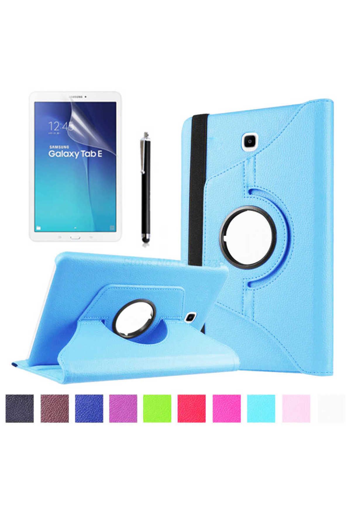 Galaxy Tab S 8.4 T700  Uyumlu Zore Dönebilen Standlı Kılıf-Mor