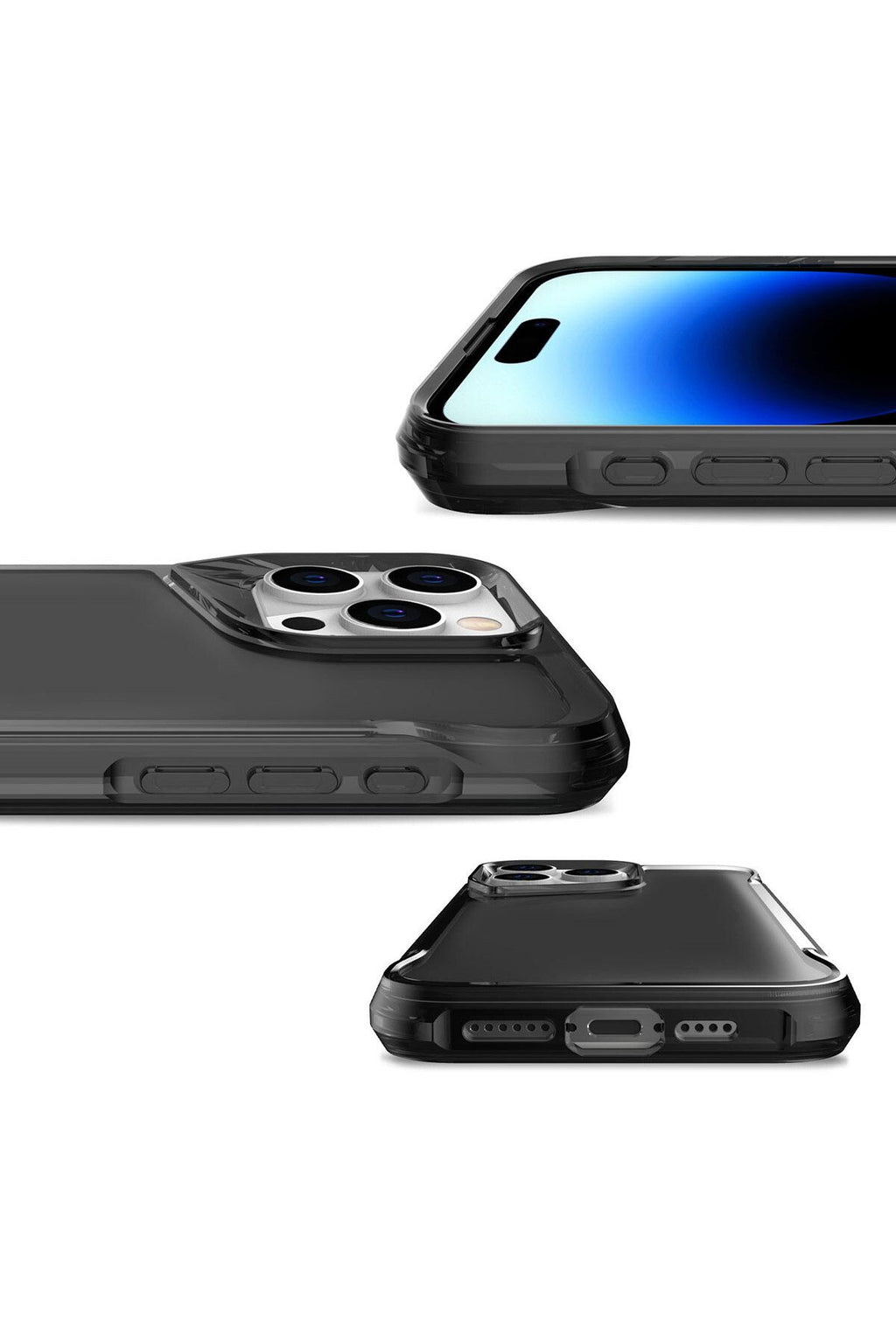 iPhone 15 Pro Max Uyumlu Zore T-Max Kılıf-Koyu Gri