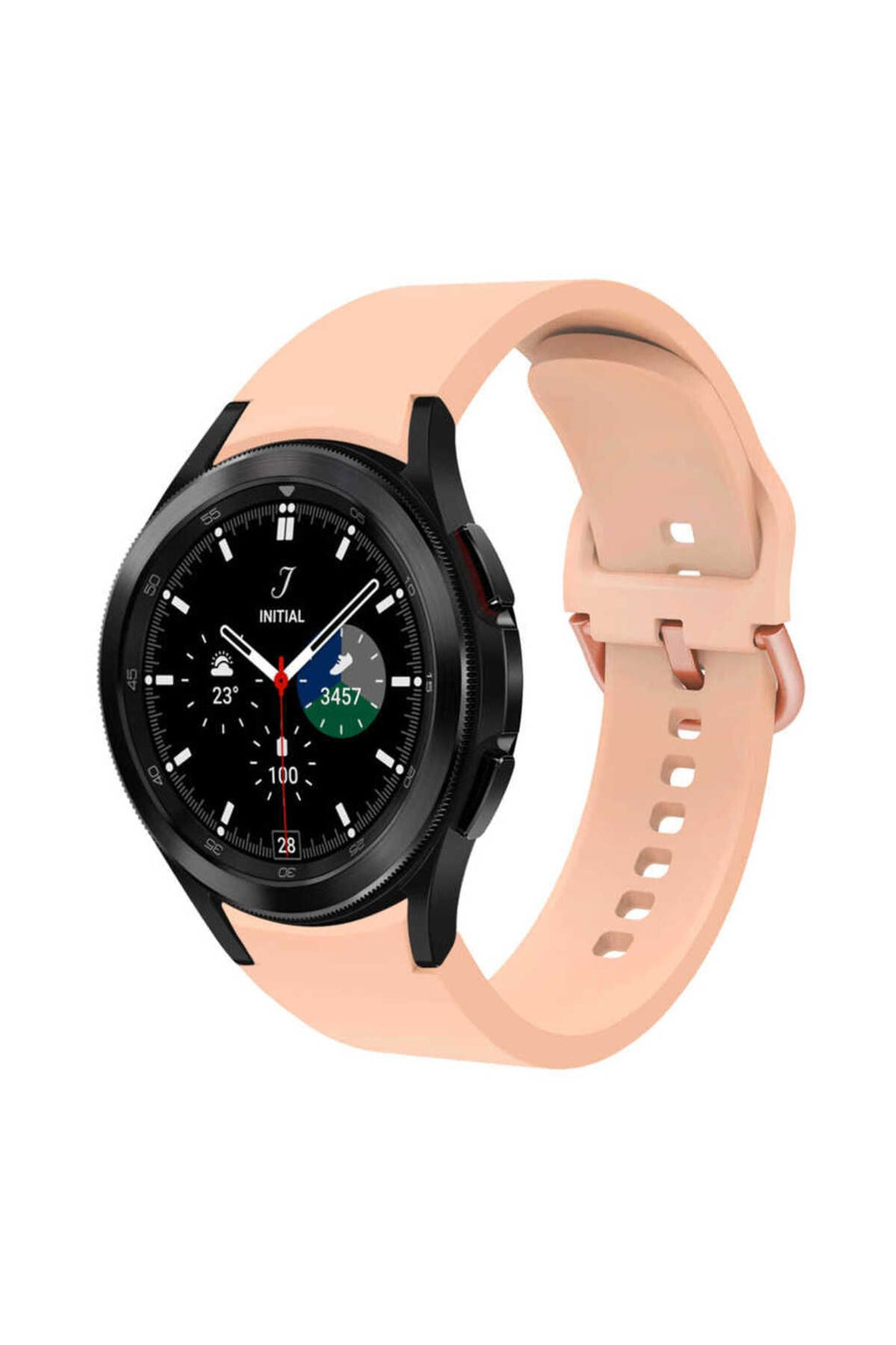 Galaxy Watch 4 Classic 46mm KRD-50 Uyumlu Zore Kordon-Açık Yeşil